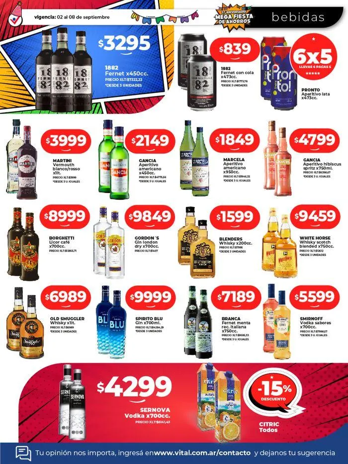 Ofertas de Descuentos y promociones 2 de septiembre al 8 de septiembre 2024 - Página 10 del catálogo