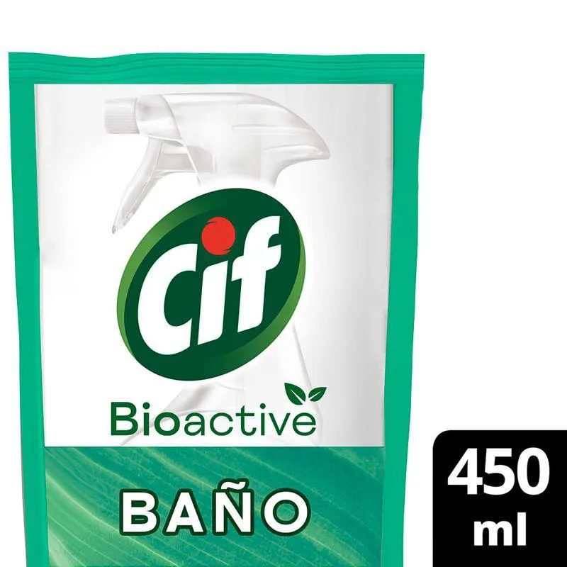 Limpiador para baño CIF Bioactive 450 ml