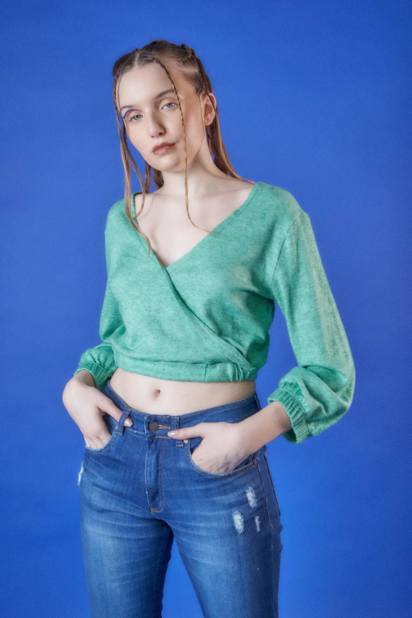 buzo lankaster verde melange