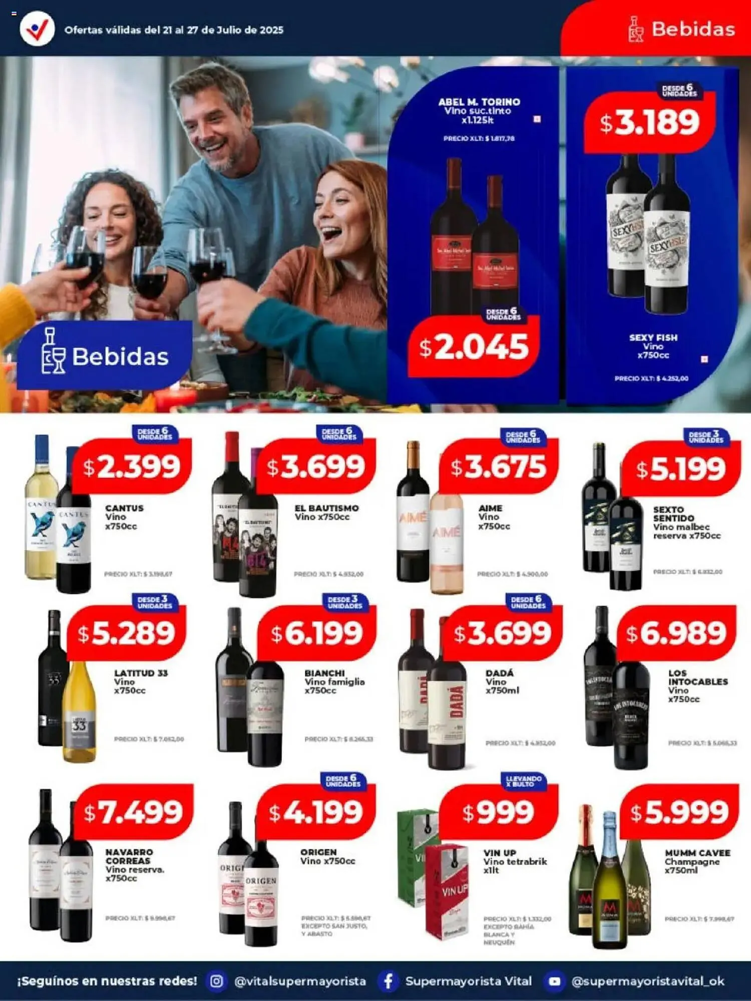 Ofertas de Catálogo Supermayorista Vital 21 de julio al 28 de julio 2025 - Página 11 del catálogo