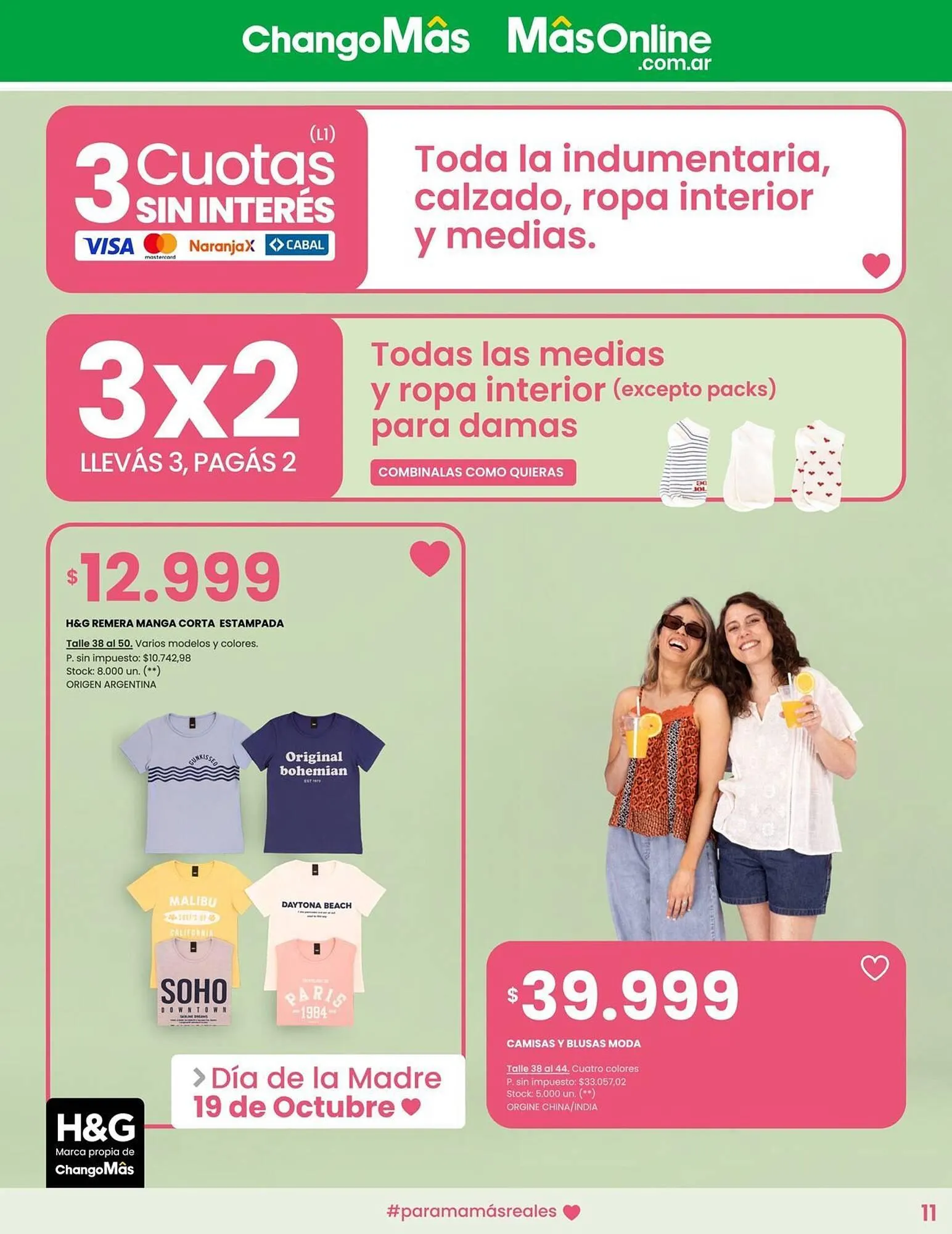 Ofertas de Catálogo Changomas 3 de octubre al 19 de octubre 2025 - Página 12 del catálogo