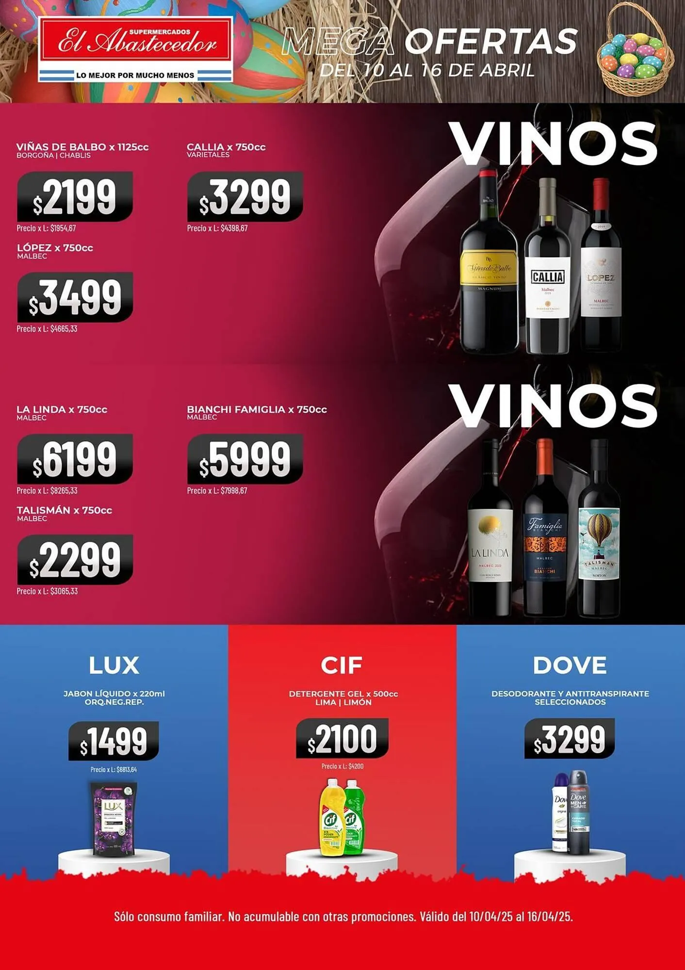 Ofertas de Catálogo El Abastecedor 10 de abril al 16 de abril 2025 - Página 13 del catálogo