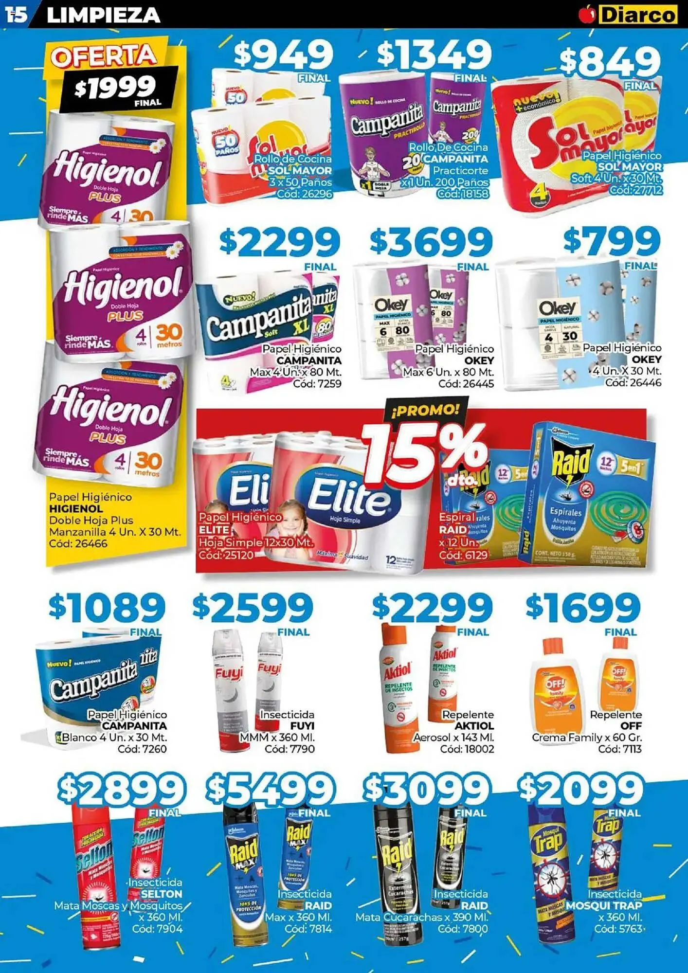 Ofertas de Catálogo Diarco 24 de marzo al 28 de marzo 2025 - Página 15 del catálogo