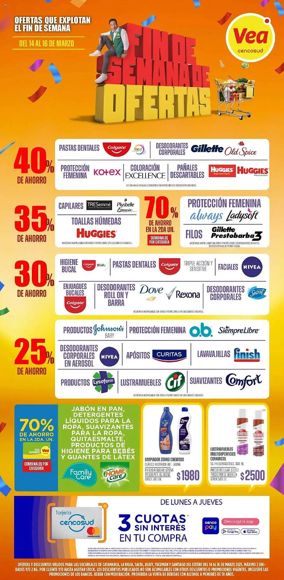 Ofertas de Catálogo Supermercados Vea 14 de marzo al 16 de marzo 2025 - Página 2 del catálogo
