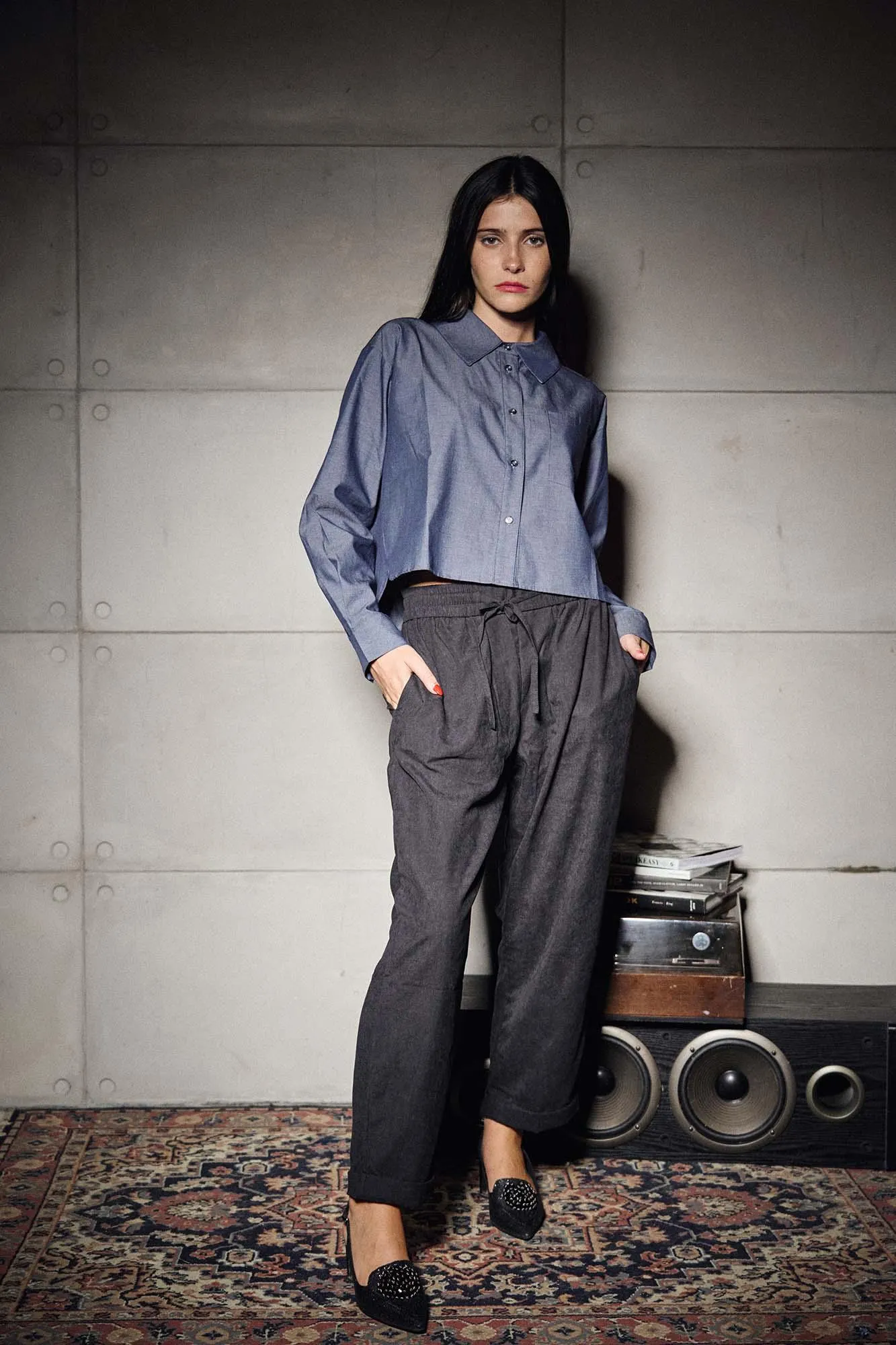 PANTALÓN LANTANO NEGRO