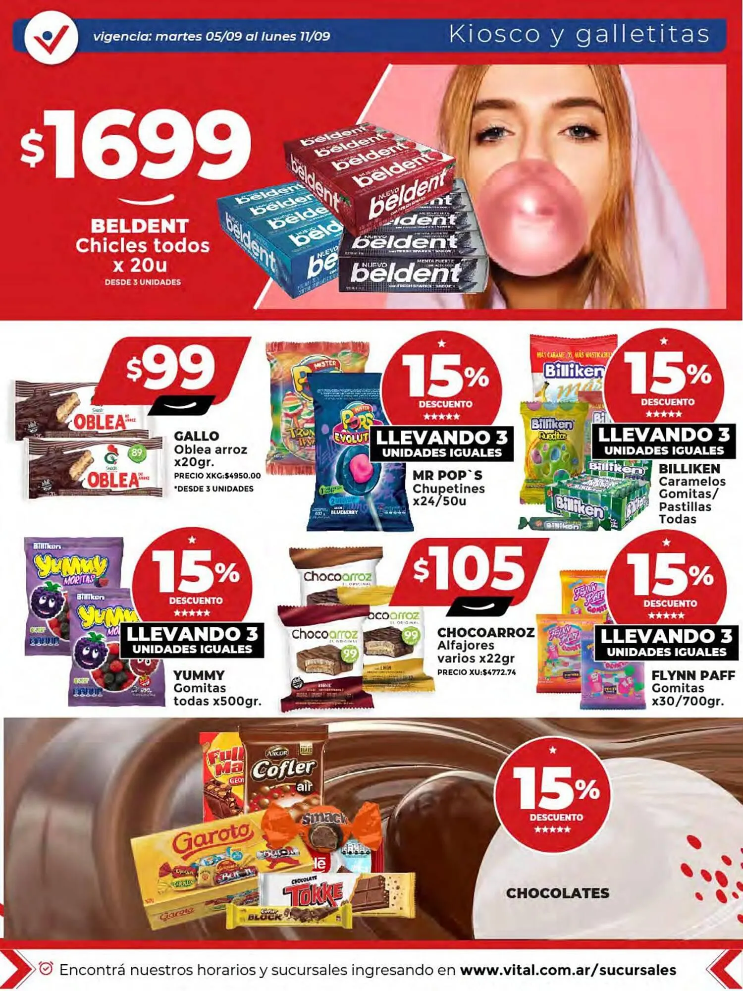 Ofertas de Catálogo Supermayorista Vital 6 de septiembre al 11 de septiembre 2023 - Página 16 del catálogo