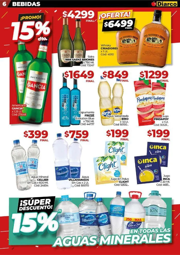 Ofertas de Diarco Ofertas Interior 4 de junio al 9 de junio 2024 - Página 6 del catálogo