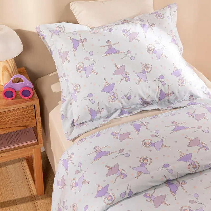 Funda de Acolchado 1 Plaza Bailarinas