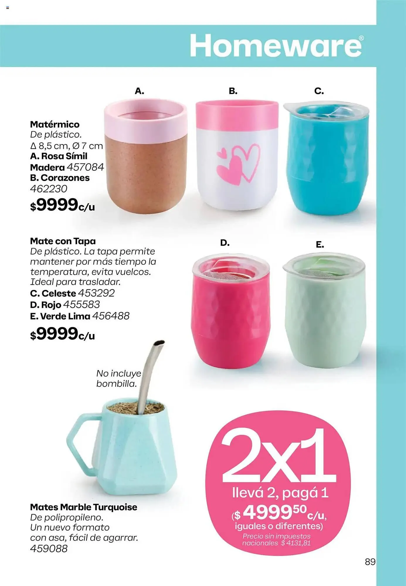 Ofertas de Catálogo Tupperware 23 de julio al 6 de agosto 2025 - Página 90 del catálogo