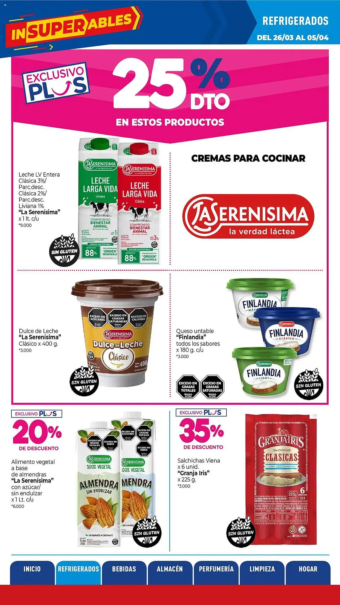 Ofertas de Catálogo La Anonima 26 de marzo al 5 de abril 2026 - Página 8 del catálogo
