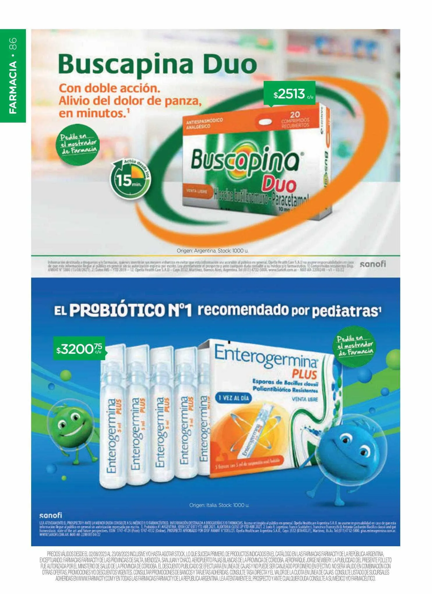 Ofertas de Catálogo Farmacity 1 de junio al 30 de septiembre 2023 - Página 86 del catálogo