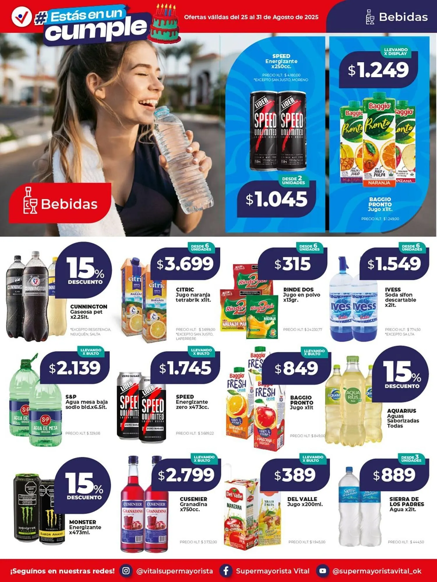 Ofertas de Catálogo Supermayorista Vital 25 de agosto al 31 de agosto 2025 - Página 13 del catálogo
