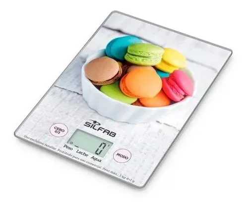 Balanza Electronica De Cocina 3 Kilos Alta Precision Bc302 Capacidad Máxima 3 Kg Color Macaroon