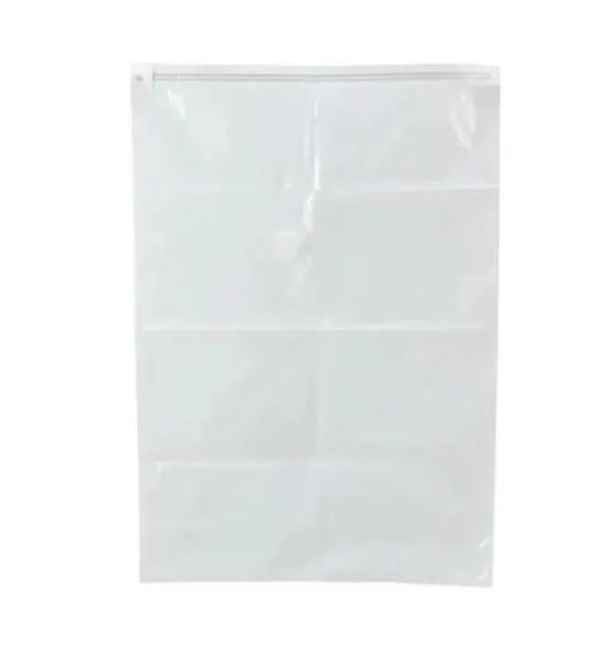 Set X2 Bolsas Guardarropa Transparentes Al Vacio Valvula 56X80Cm