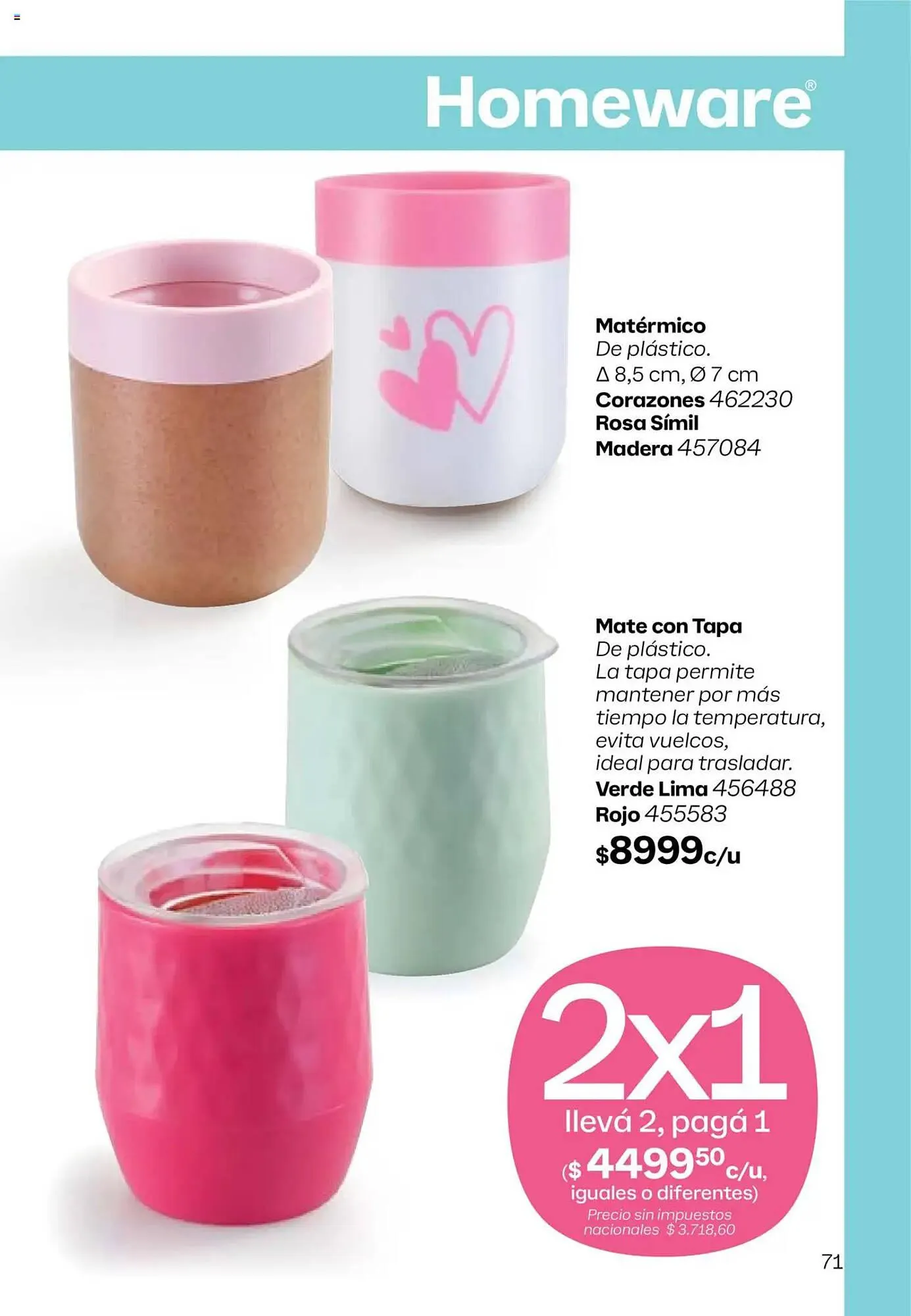 Ofertas de Catálogo Tupperware 9 de julio al 23 de julio 2025 - Página 72 del catálogo