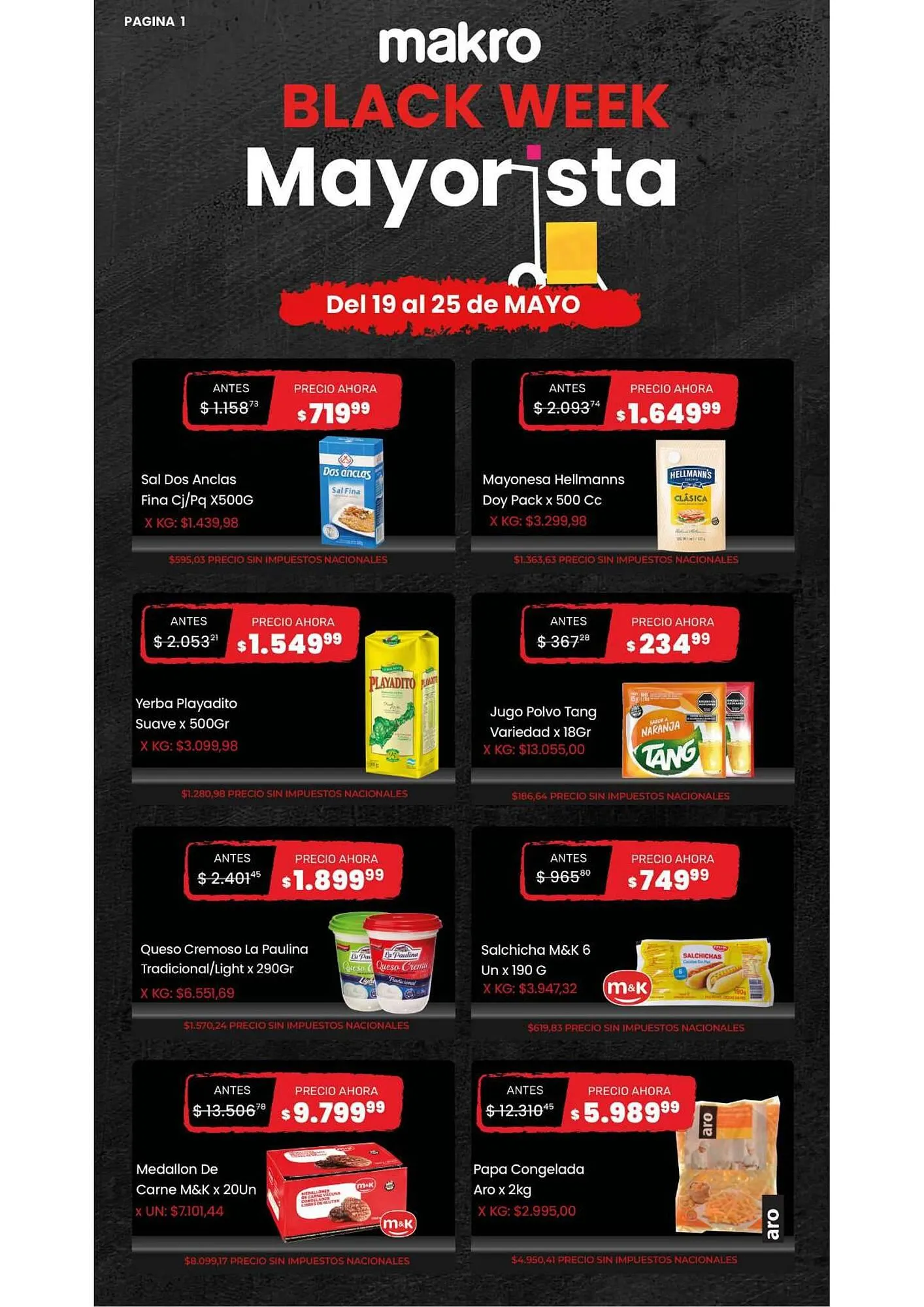 Ofertas de Catálogo Makro 19 de mayo al 25 de mayo 2025 - Página 1 del catálogo