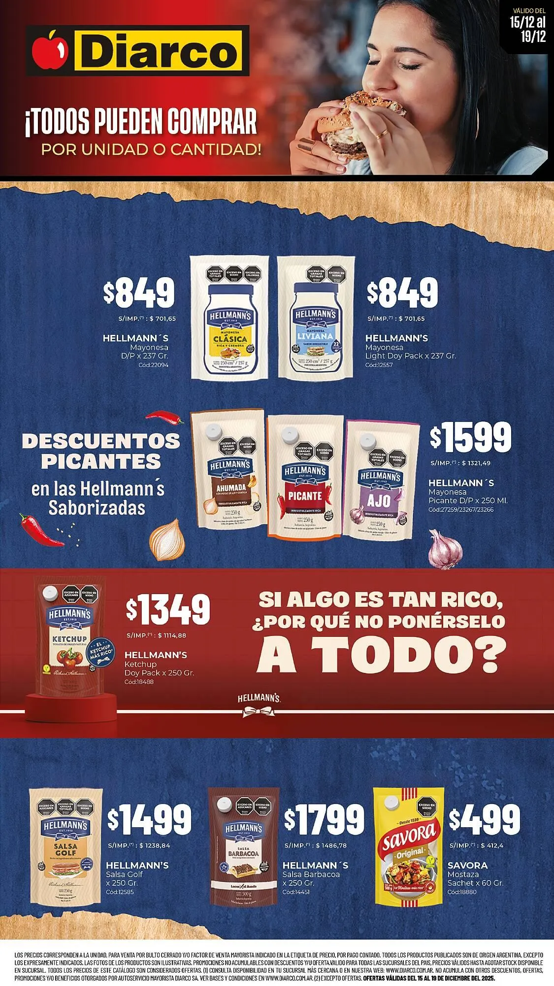 Ofertas de Catálogo Diarco 15 de diciembre al 19 de diciembre 2025 - Página 1 del catálogo