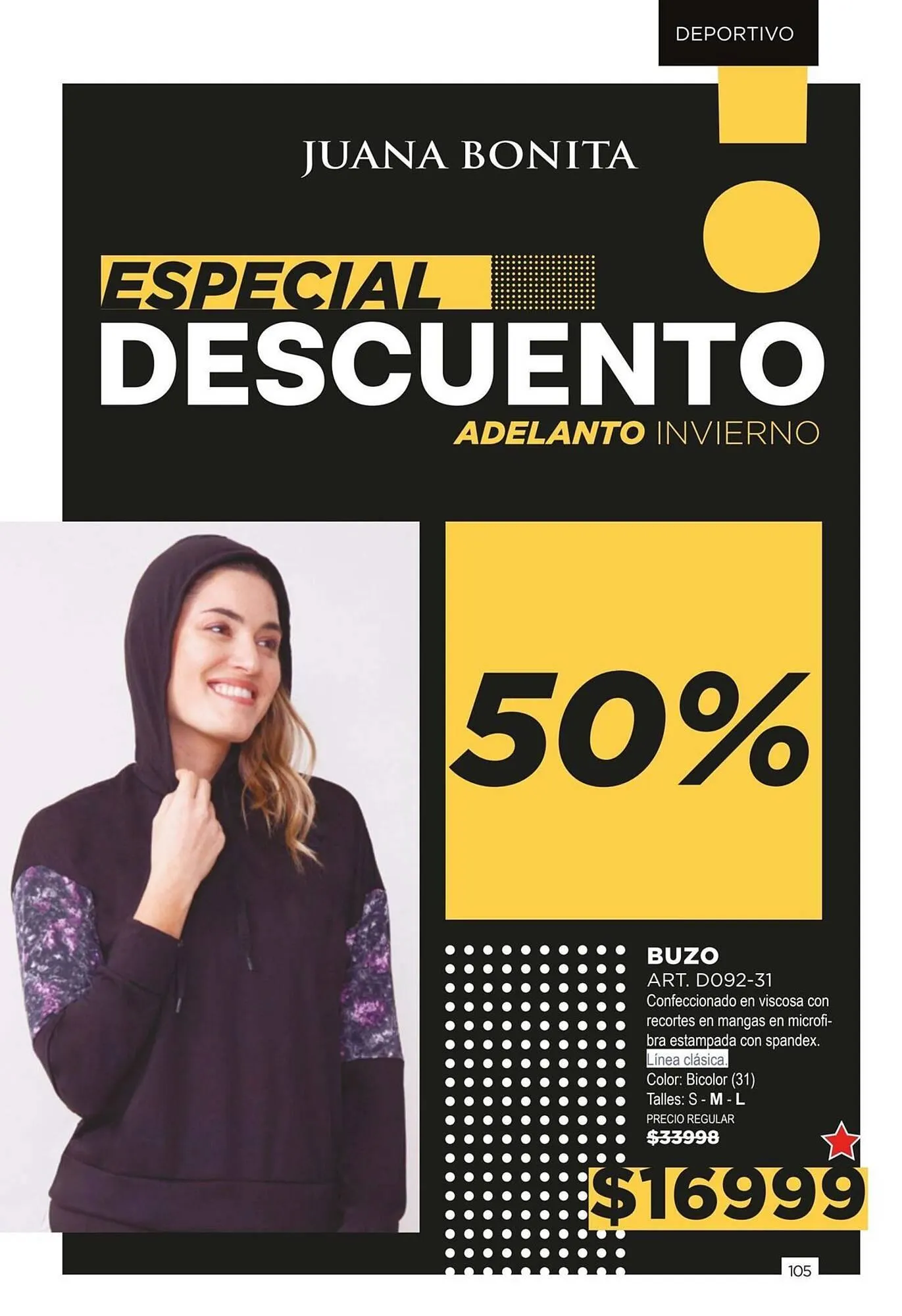 Ofertas de Catálogo Juana Bonita 25 de marzo al 31 de marzo 2025 - Página 105 del catálogo
