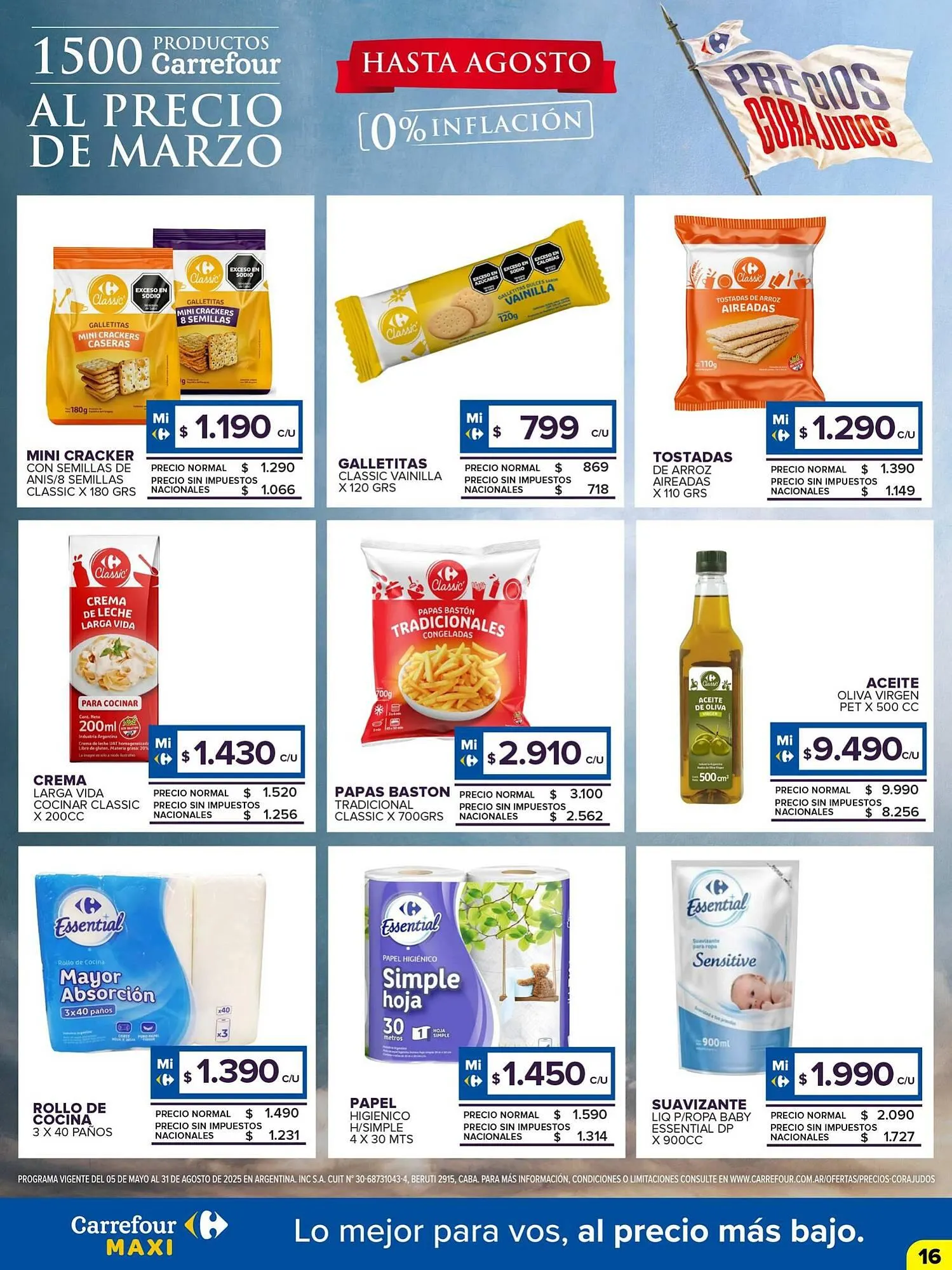 Ofertas de Catálogo Carrefour Maxi 18 de agosto al 24 de agosto 2025 - Página 16 del catálogo