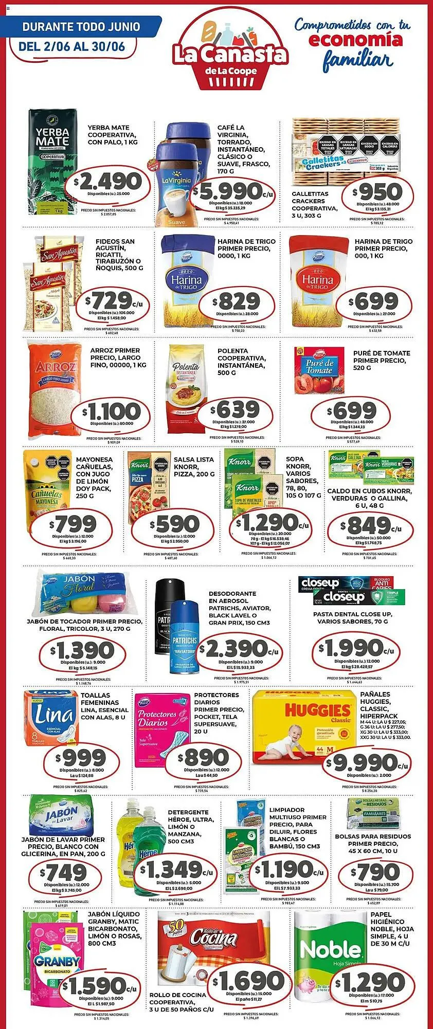 Ofertas de Catálogo Cooperativa Obrera 2 de junio al 1 de julio 2025 - Página 1 del catálogo