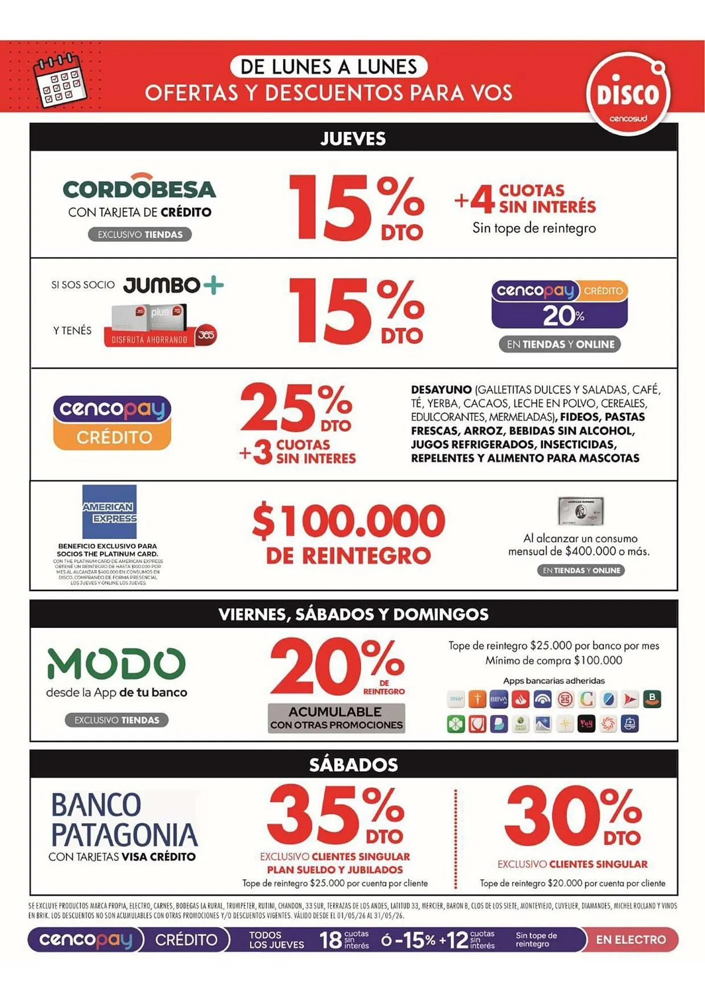 Ofertas de Folleto Disco 30 de abril al 3 de mayo 2026 - Página 11 del catálogo
