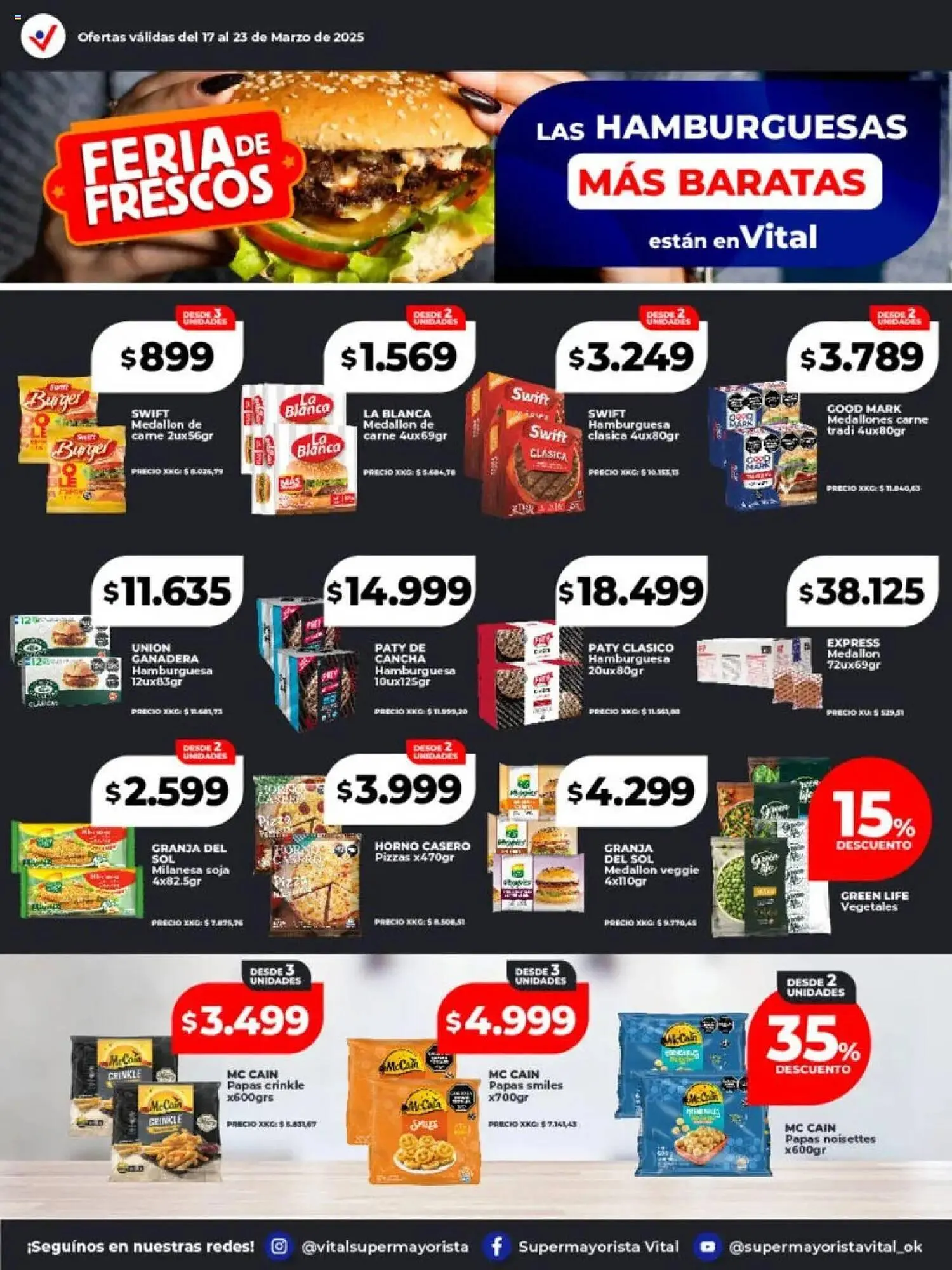 Ofertas de Catálogo Supermayorista Vital 17 de marzo al 23 de marzo 2025 - Página 24 del catálogo