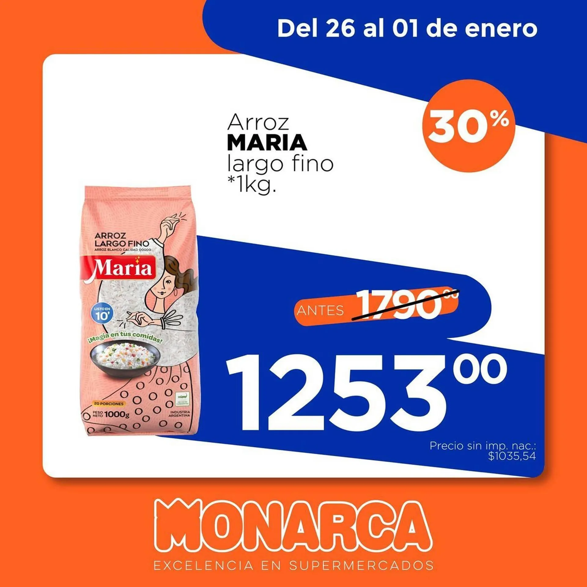 Ofertas de Catálogo Supermercados Monarca 29 de diciembre al 1 de enero 2026 - Página 10 del catálogo
