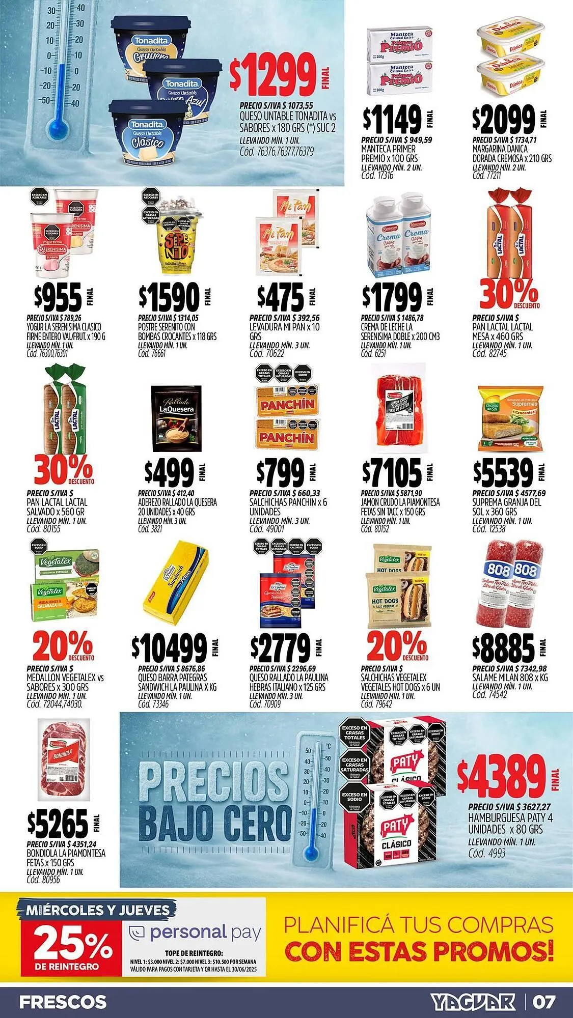 Ofertas de Catálogo Supermercados Yaguar 23 de junio al 28 de junio 2025 - Página 7 del catálogo