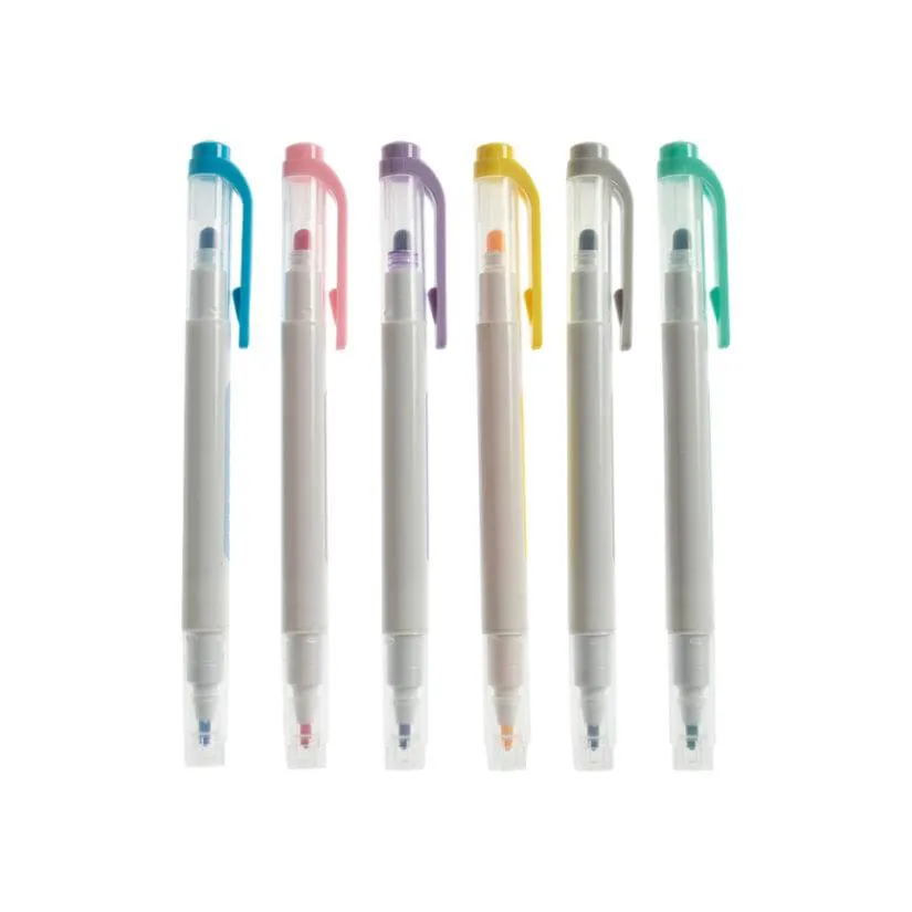 Marcadores Doble Punta Simplicity x 6 un