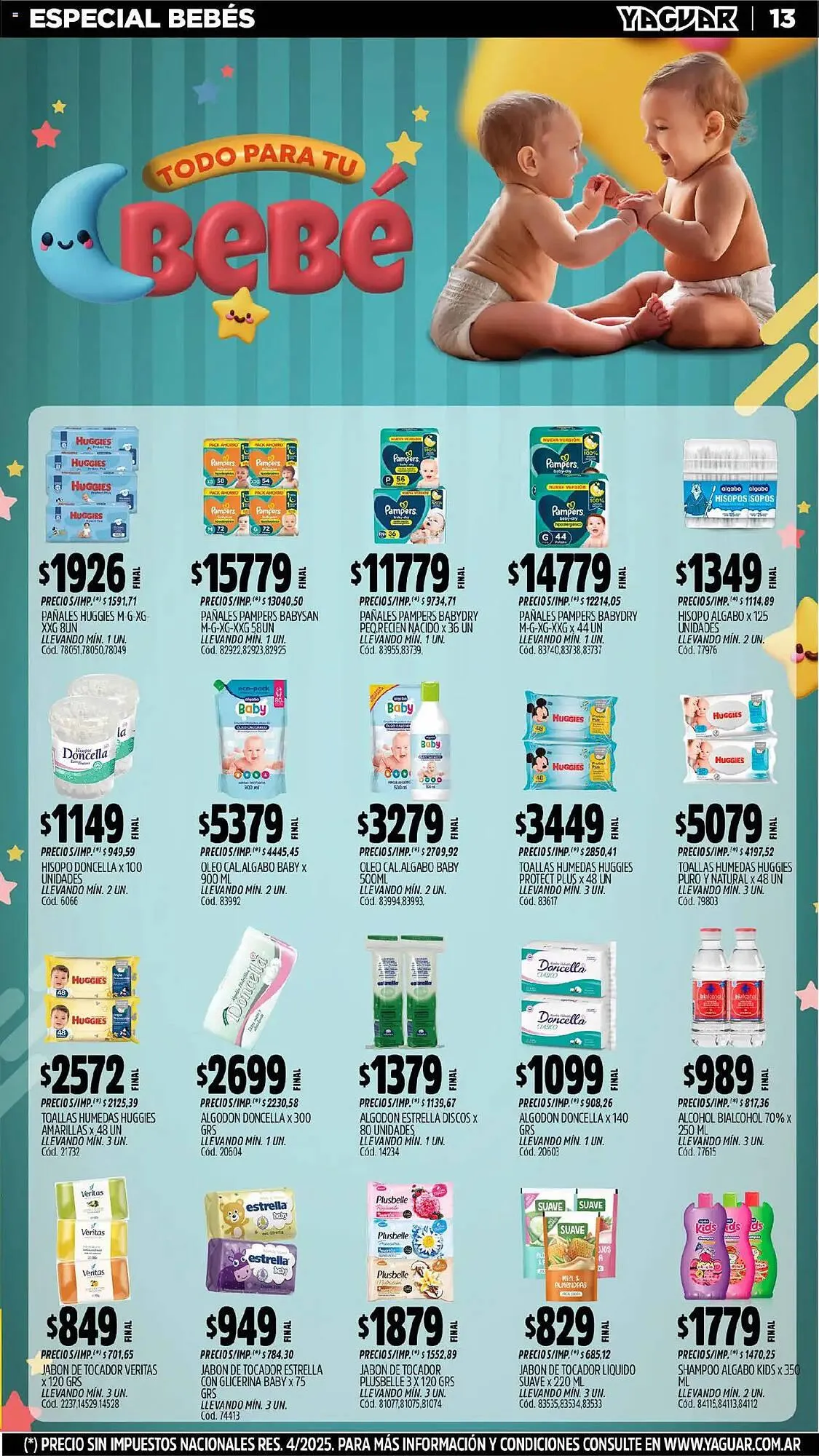 Ofertas de Catálogo Supermercados Yaguar 14 de julio al 20 de julio 2025 - Página 12 del catálogo