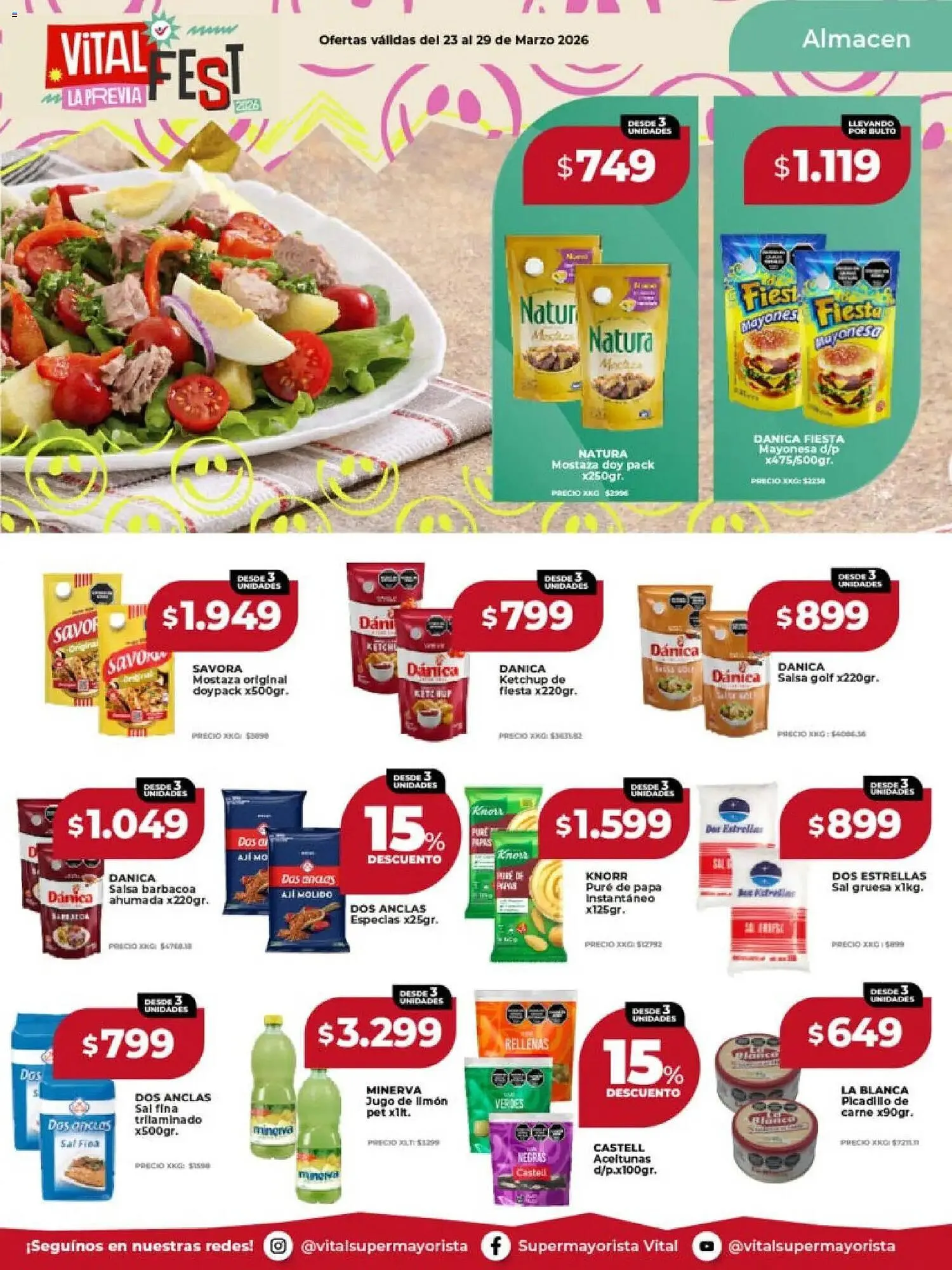 Ofertas de Catálogo Supermayorista Vital 23 de marzo al 29 de marzo 2026 - Página 13 del catálogo