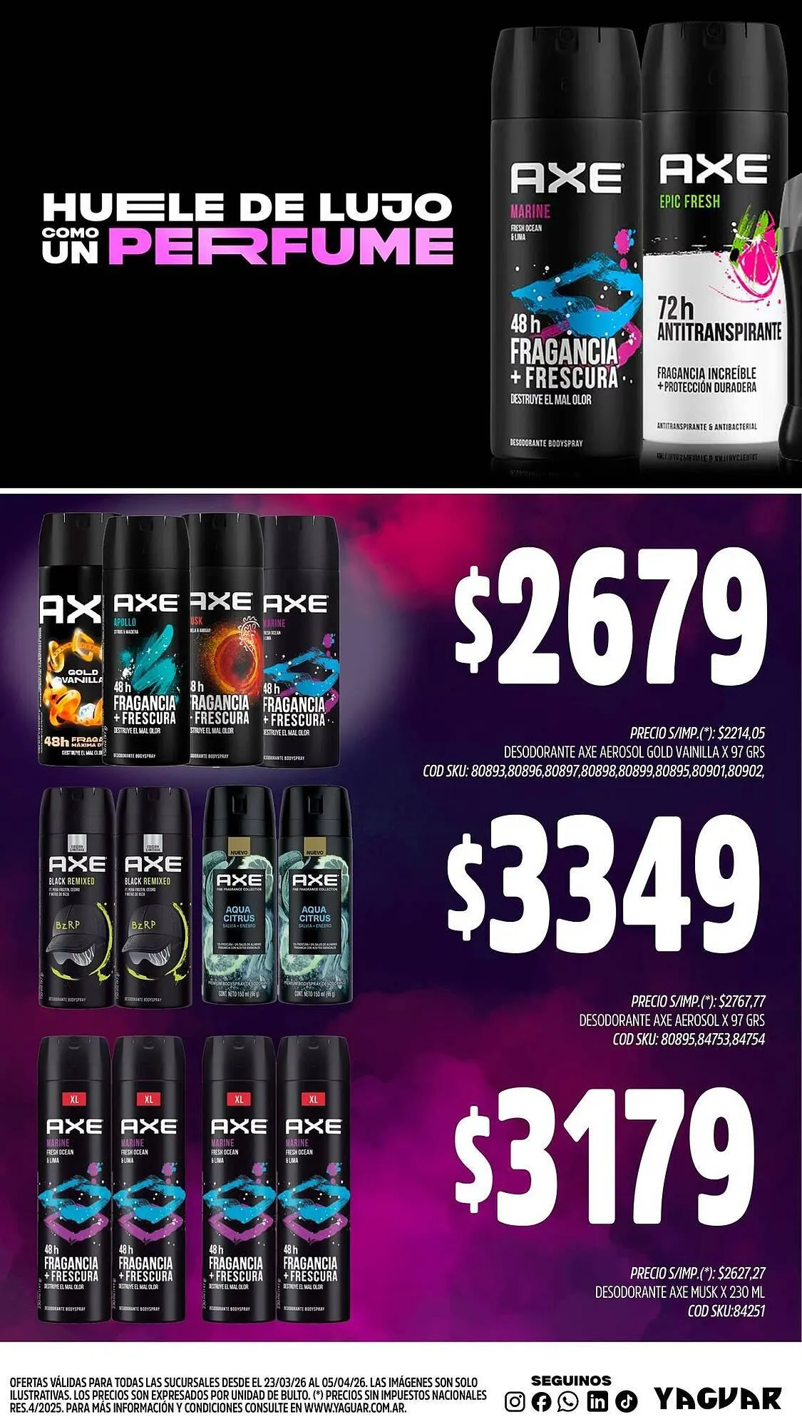 Ofertas de Catálogo Supermercados Yaguar 3 de abril al 5 de abril 2026 - Página 8 del catálogo