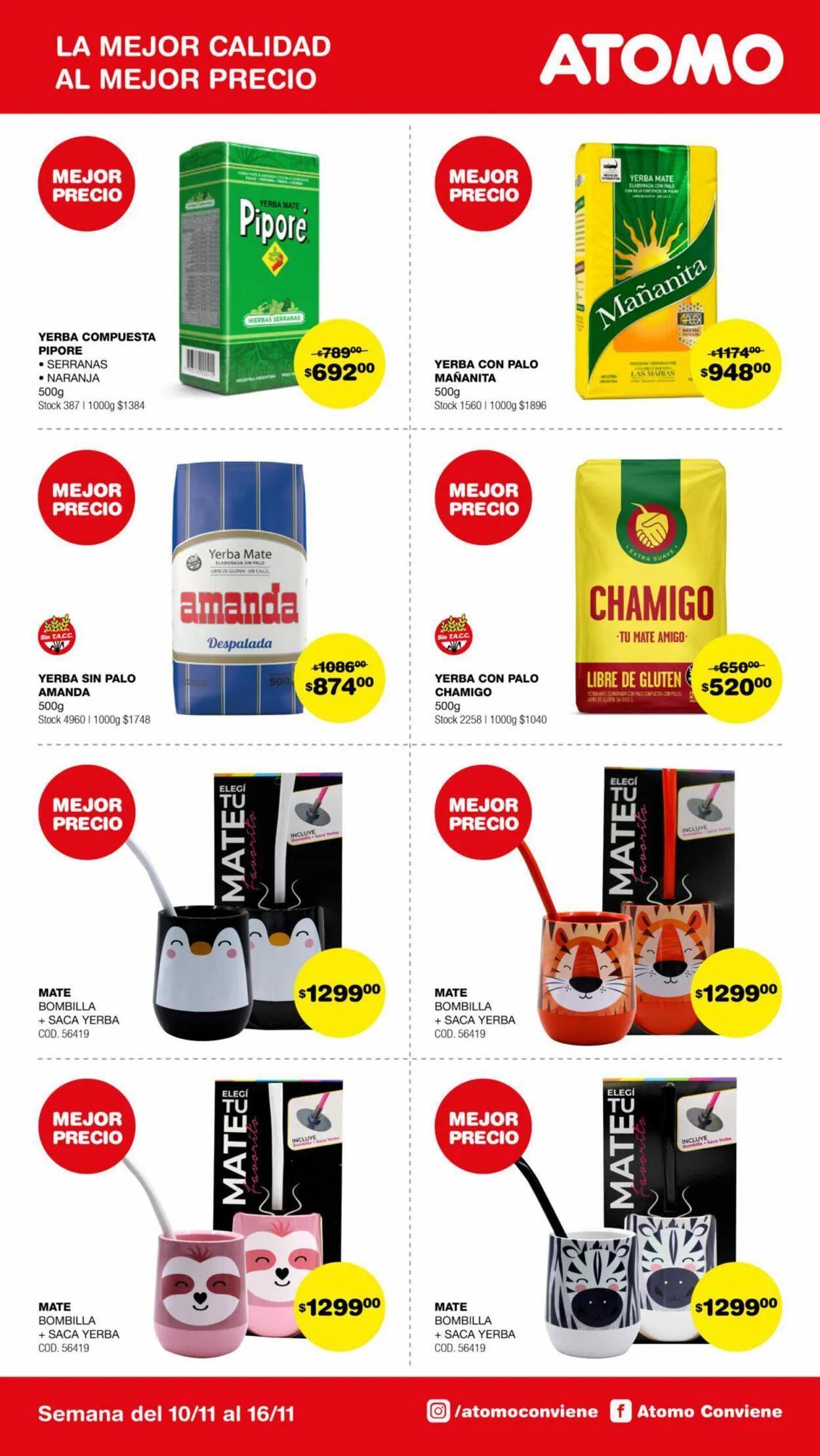 Ofertas de ATOMO Conviene 1 de noviembre al 16 de noviembre 2024 - Página 7 del catálogo