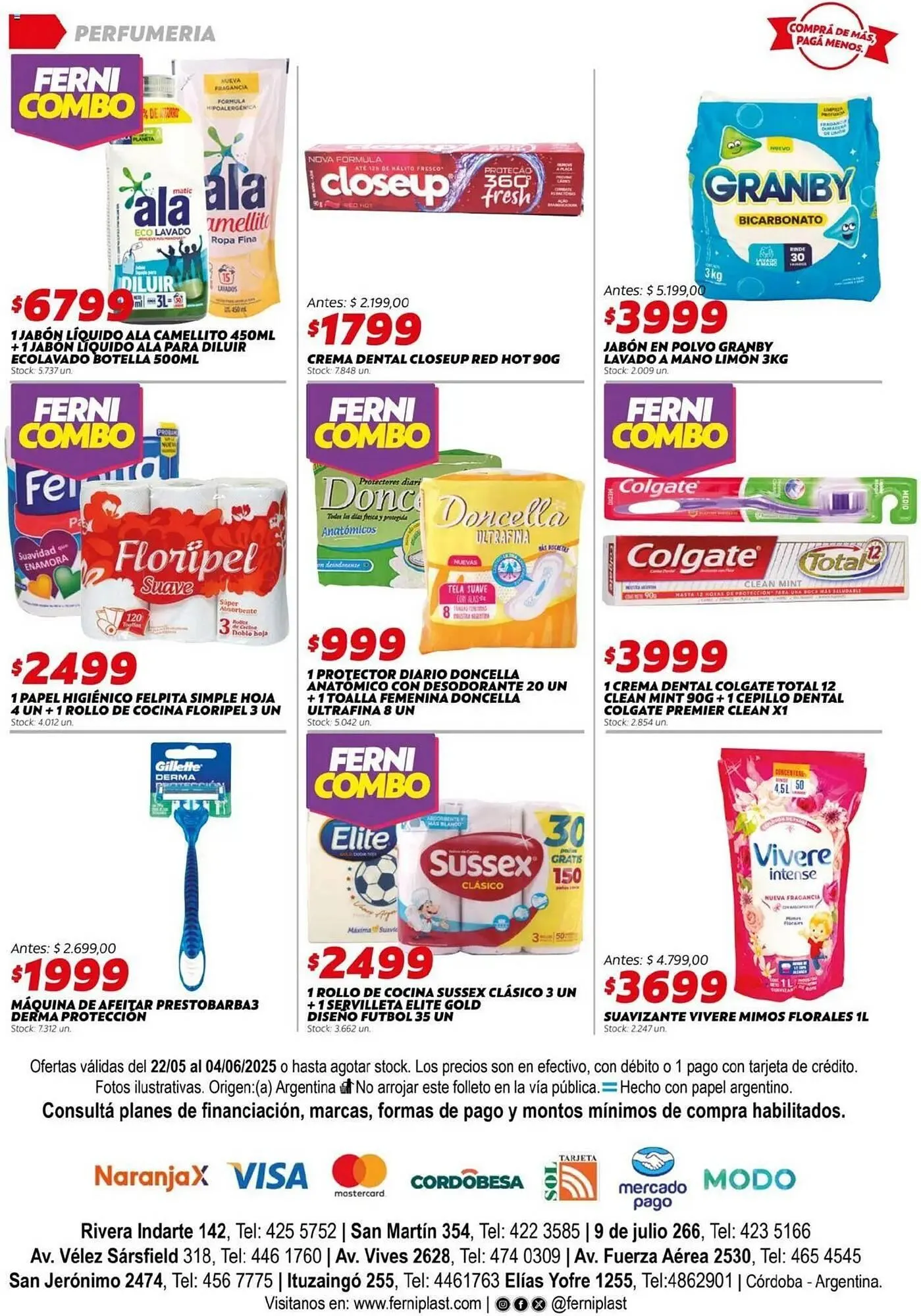 Ofertas de Catálogo Ferniplast 22 de mayo al 4 de junio 2025 - Página 8 del catálogo