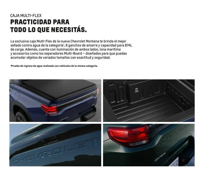 Ofertas de Chevrolet Pickups MONTANA 30 de mayo al 30 de mayo 2025 - Página 3 del catálogo