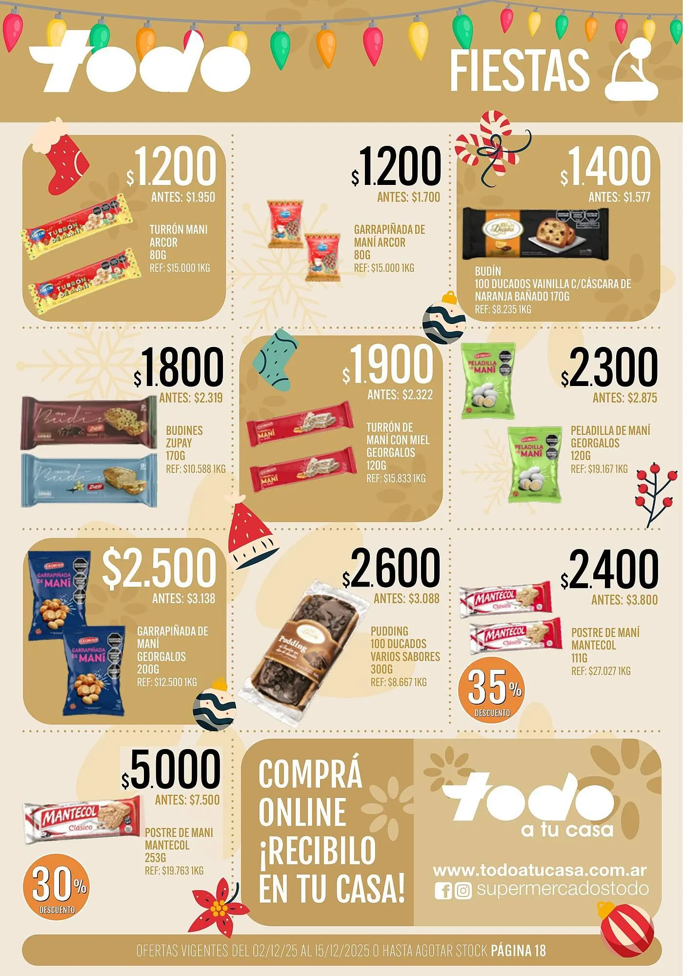 Ofertas de Catálogo Supermercados Todo 2 de diciembre al 15 de diciembre 2025 - Página 18 del catálogo