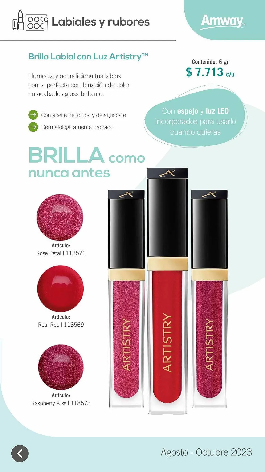 Ofertas de Catálogo Amway 1 de agosto al 31 de octubre 2023 - Página 33 del catálogo