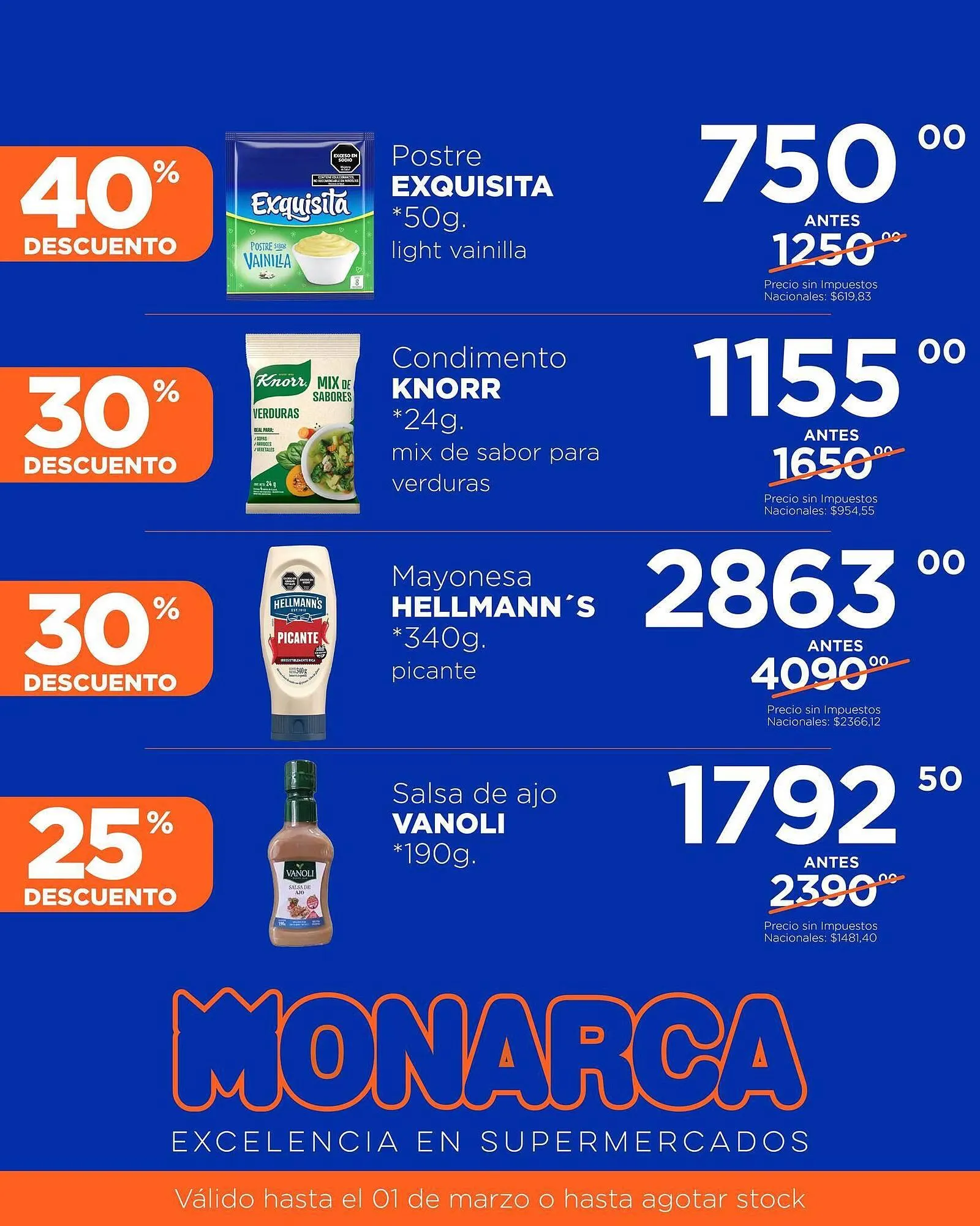 Ofertas de Catálogo Supermercados Monarca 2 de febrero al 1 de marzo 2026 - Página 2 del catálogo