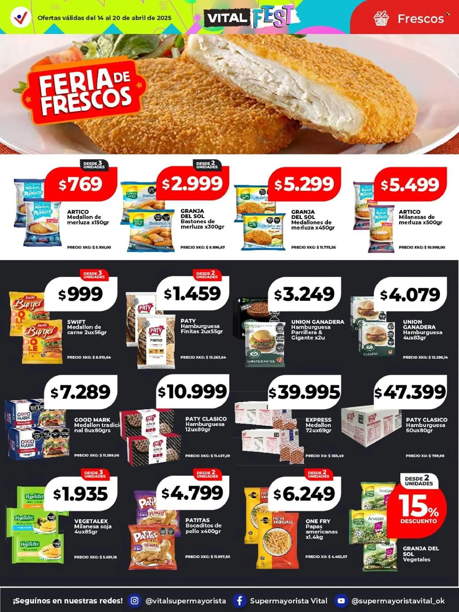 Ofertas de Catálogo Supermayorista Vital 14 de abril al 20 de abril 2025 - Página 27 del catálogo
