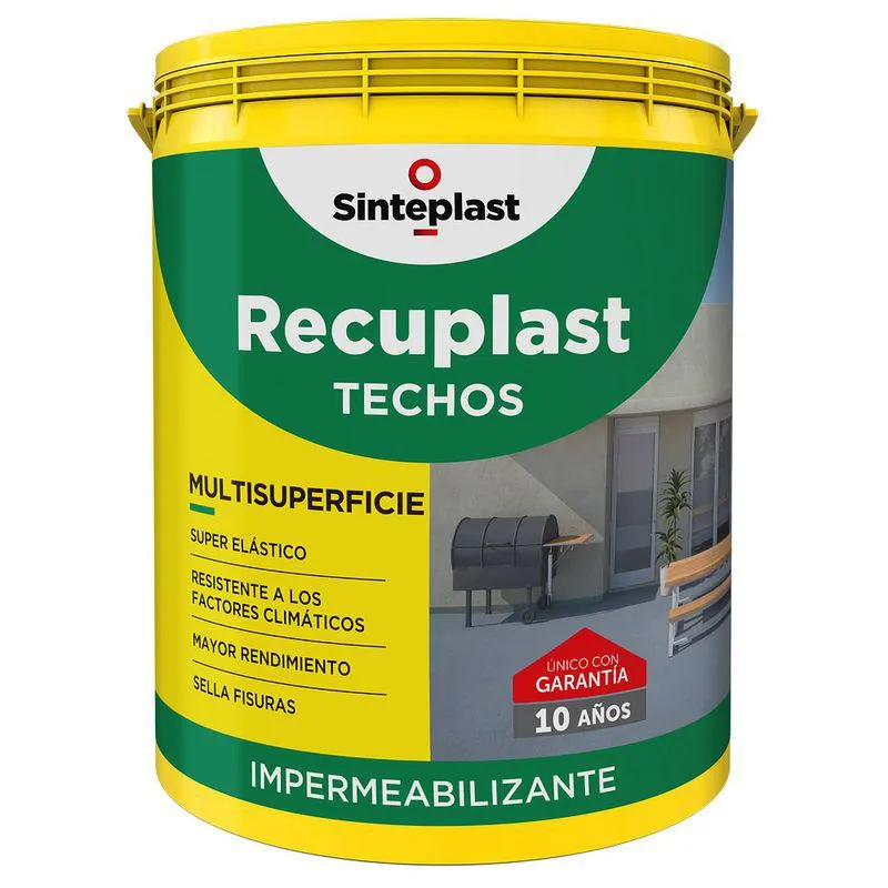 Techos Recuplast Blanco 20 Lts