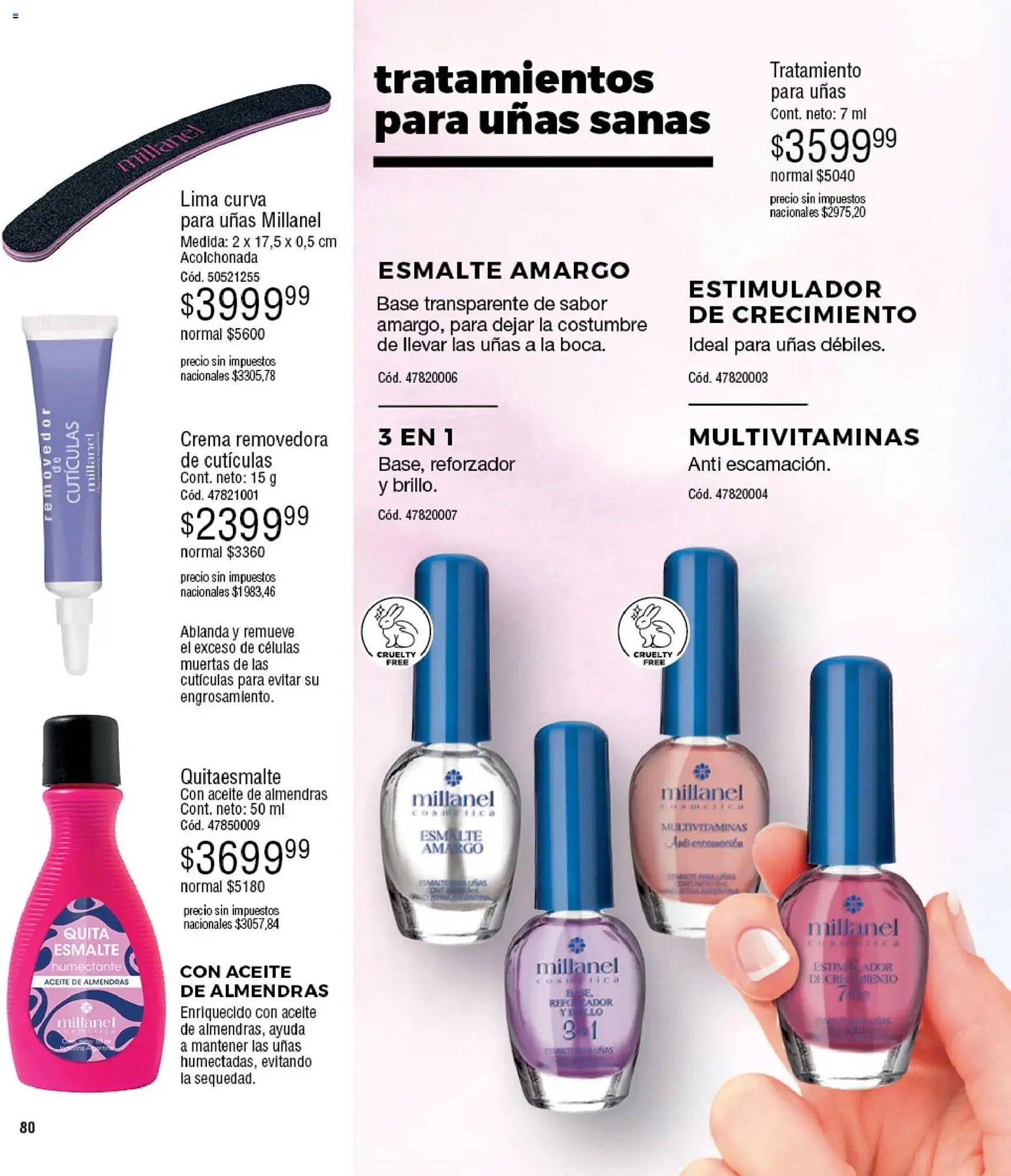 Ofertas de Catálogo Millanel Cosmética 2 de marzo al 29 de marzo 2026 - Página 80 del catálogo