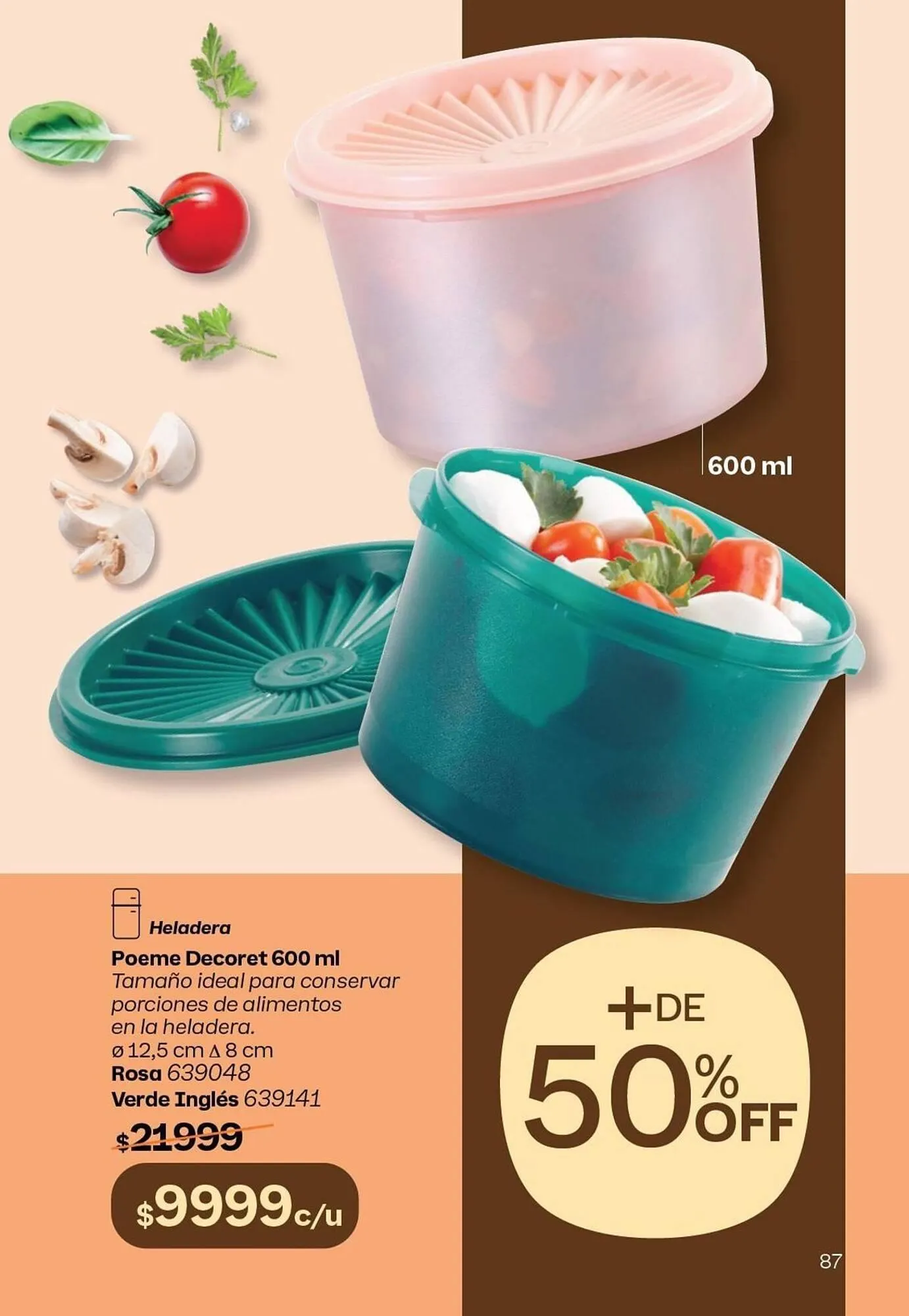 Ofertas de Catálogo Tupperware 18 de marzo al 31 de marzo 2025 - Página 88 del catálogo