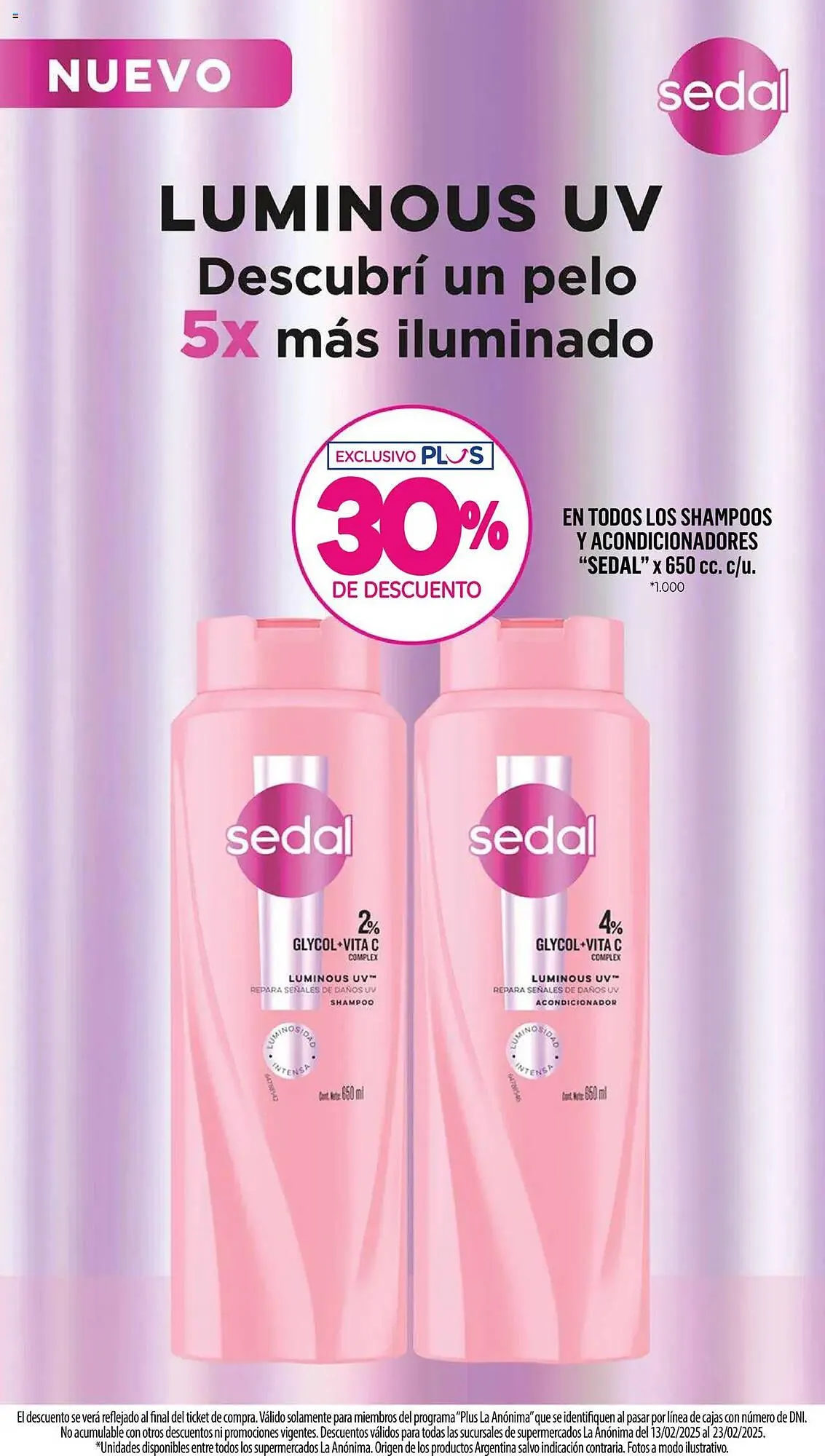 Ofertas de Catálogo La Anonima 13 de febrero al 23 de febrero 2025 - Página 30 del catálogo