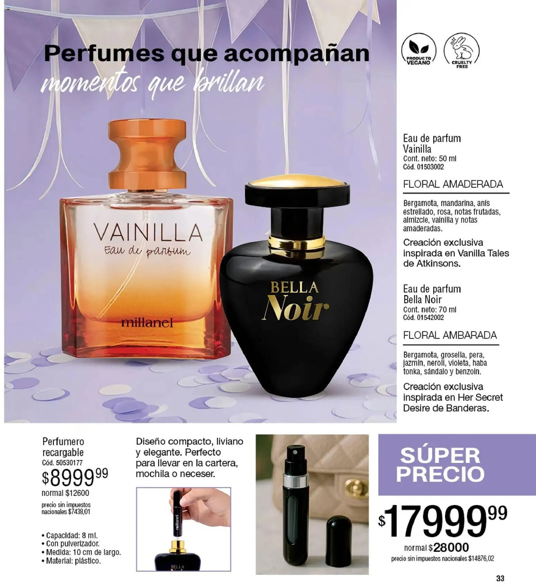Ofertas de Catálogo Millanel Cosmética 30 de marzo al 27 de abril 2026 - Página 33 del catálogo