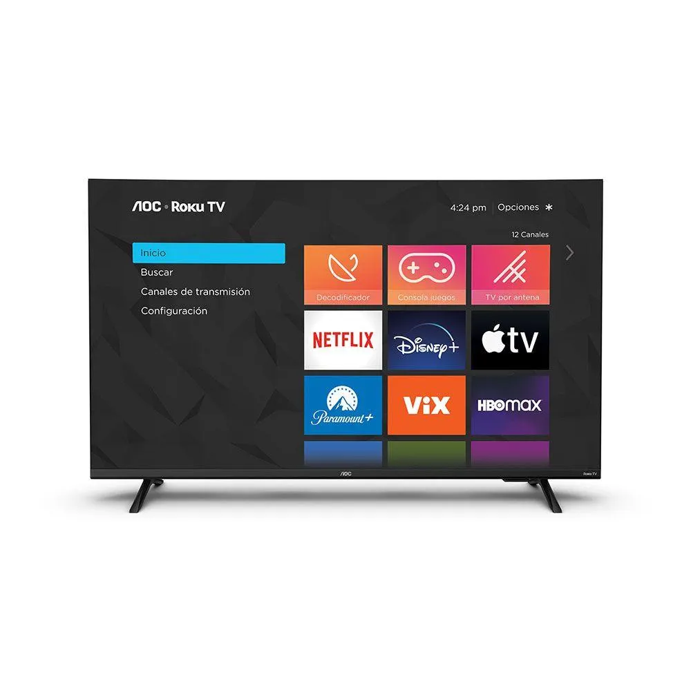 Smart TV LED 32” HD AOC Roku TV 32S5135/77G