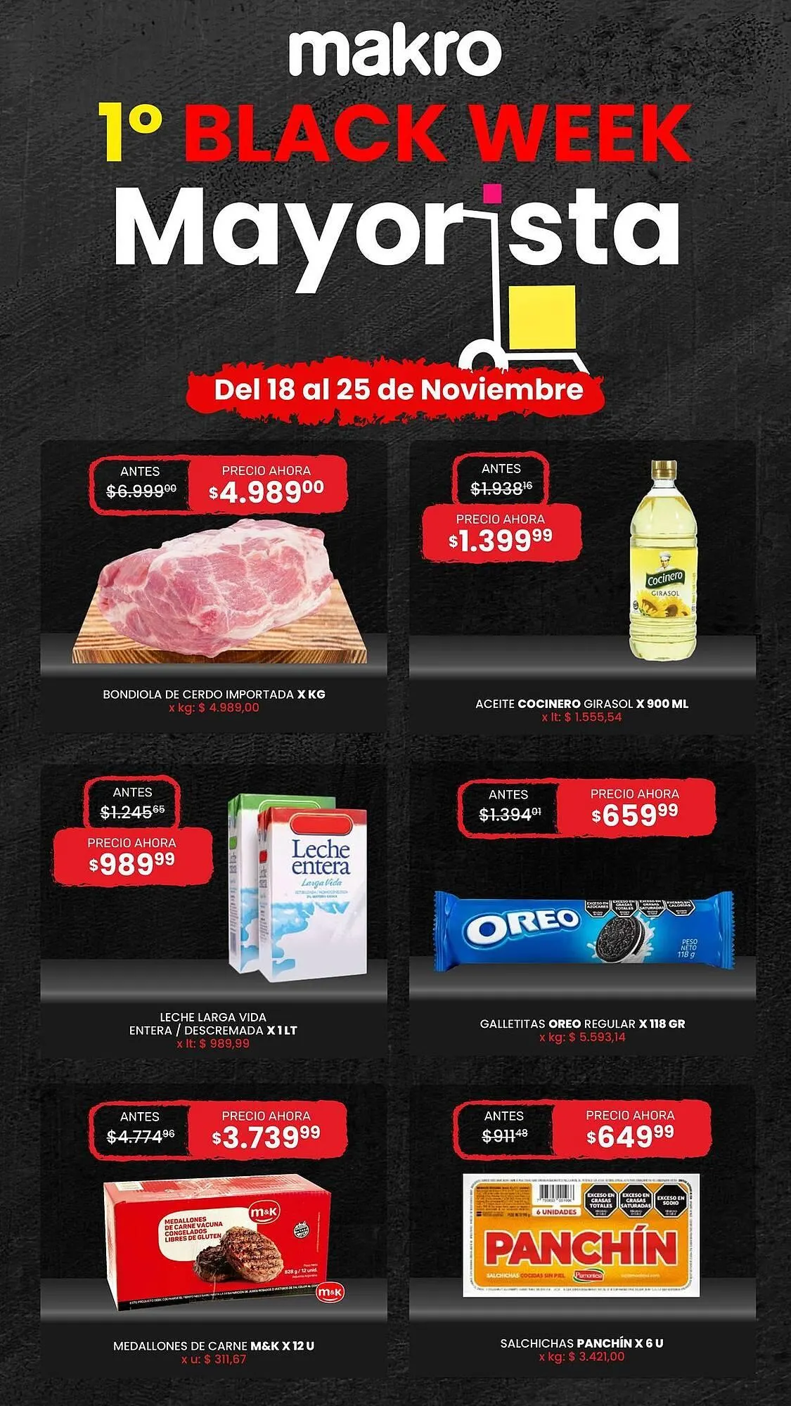 Ofertas de Catálogo Makro 18 de noviembre al 25 de noviembre 2024 - Página 1 del catálogo