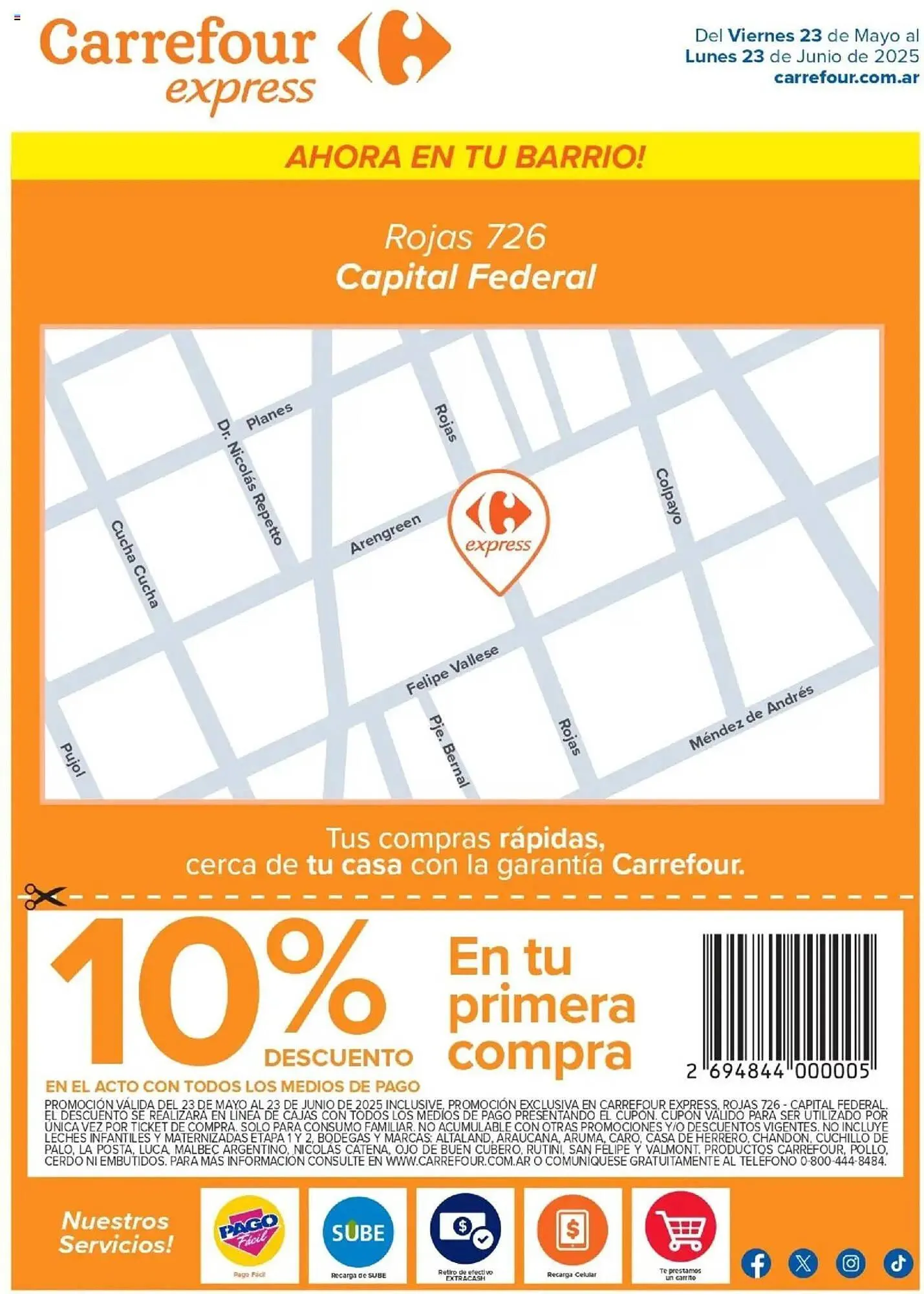 Ofertas de Catálogo Carrefour 23 de mayo al 24 de junio 2025 - Página 1 del catálogo