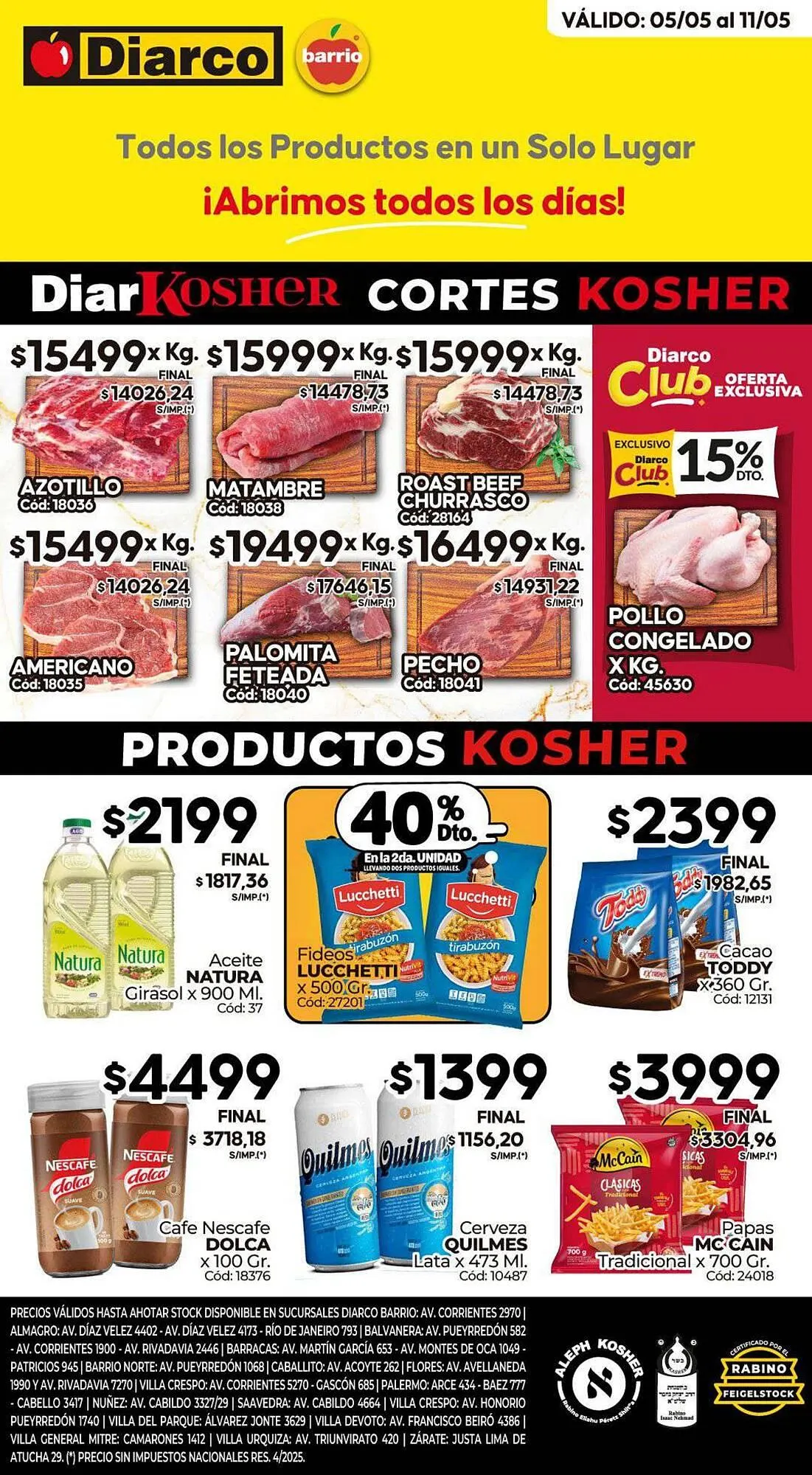 Ofertas de Catálogo Diarco 5 de mayo al 11 de mayo 2025 - Página 1 del catálogo
