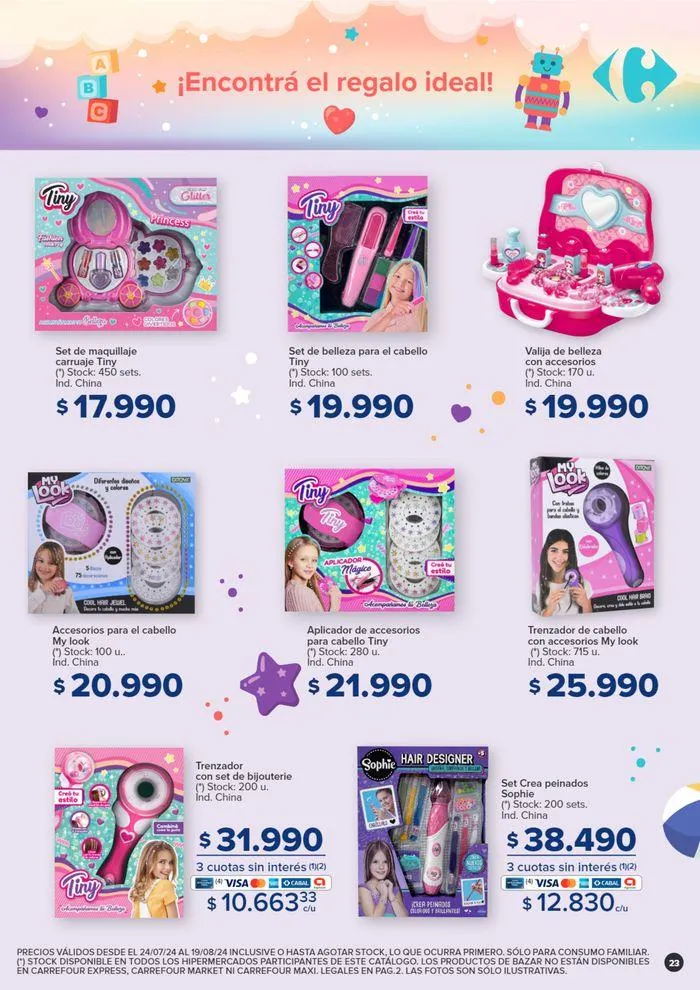 Ofertas de Catálogo Día de la Niñez Hiper 26 de julio al 19 de agosto 2024 - Página 15 del catálogo