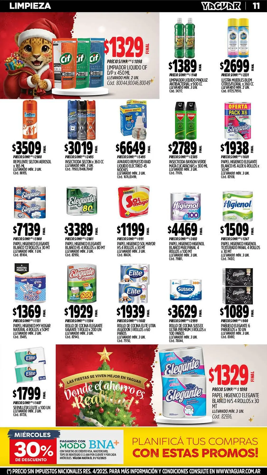 Ofertas de Catálogo Supermercados Yaguar 31 de diciembre al 4 de enero 2026 - Página 12 del catálogo